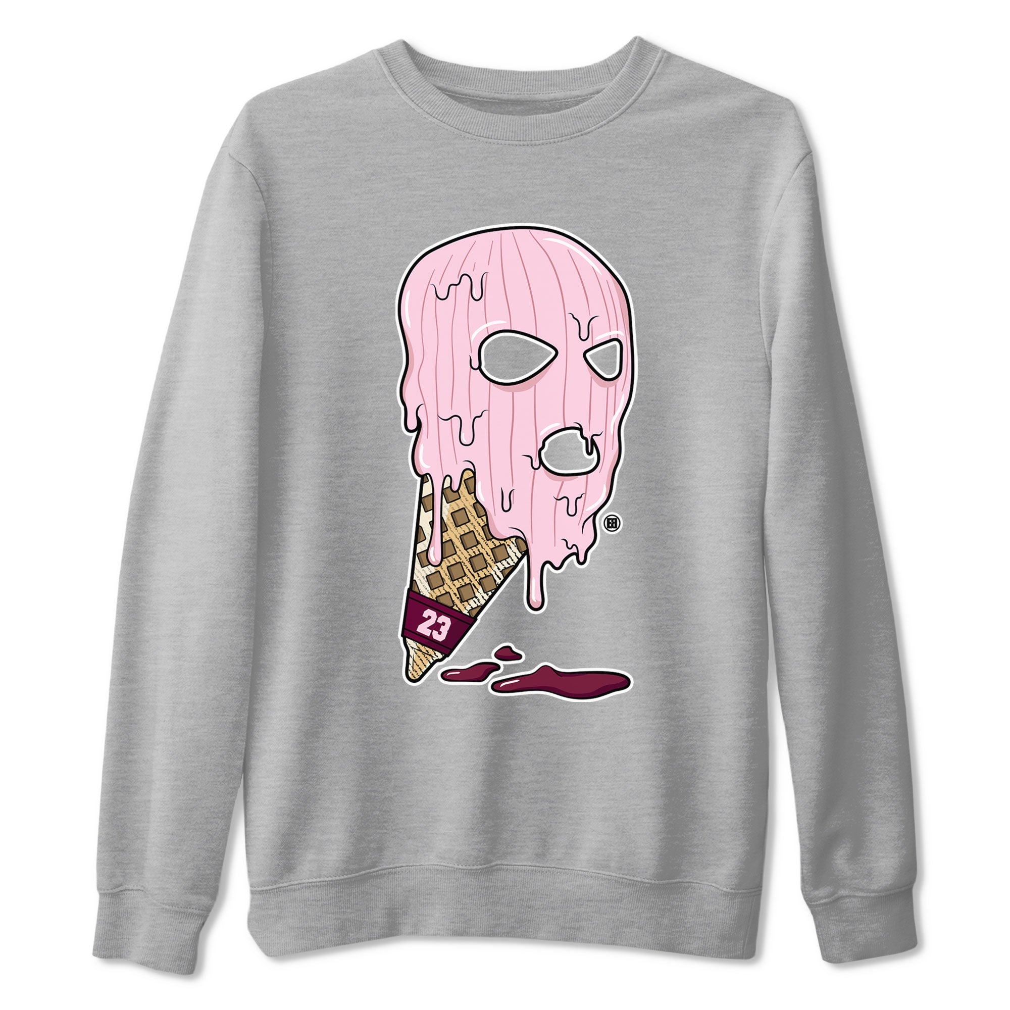 Dunk Low Valentines Day shirt to match jordans Ice Cream Mask special sneaker matching tees Dunk Valentines Day 2023 Drip Gear Zone Unisex Heather Grey 2 T-Shirt