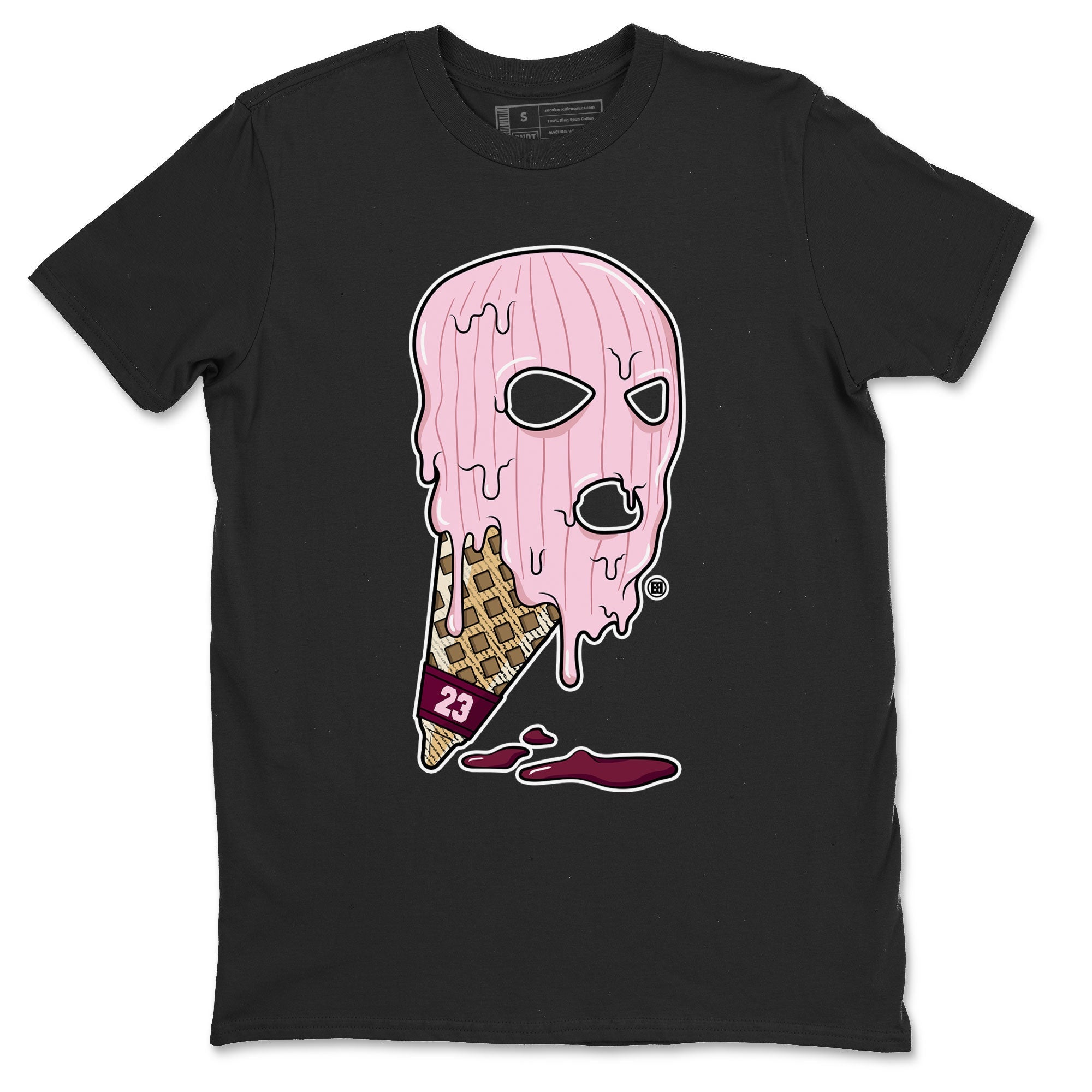 Dunk Low Valentines Day shirt to match jordans Ice Cream Mask special sneaker matching tees Dunk Valentines Day 2023 Drip Gear Zone Unisex Black 2 T-Shirt