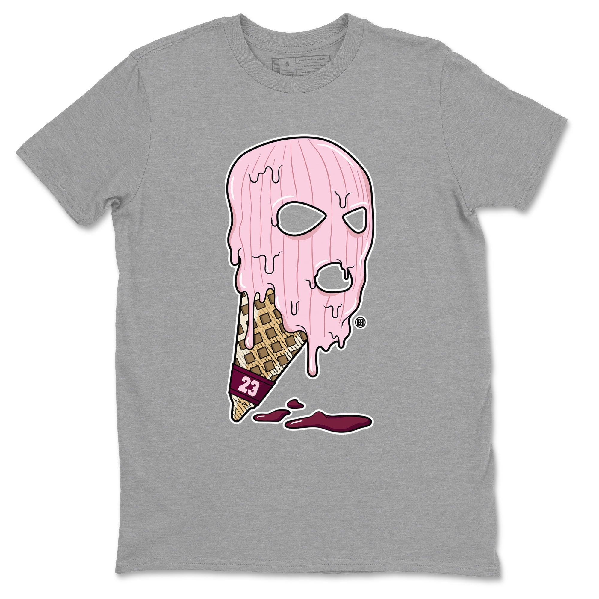 Dunk Low Valentines Day shirt to match jordans Ice Cream Mask special sneaker matching tees Dunk Valentines Day 2023 Drip Gear Zone Unisex Heather Grey 2 T-Shirt