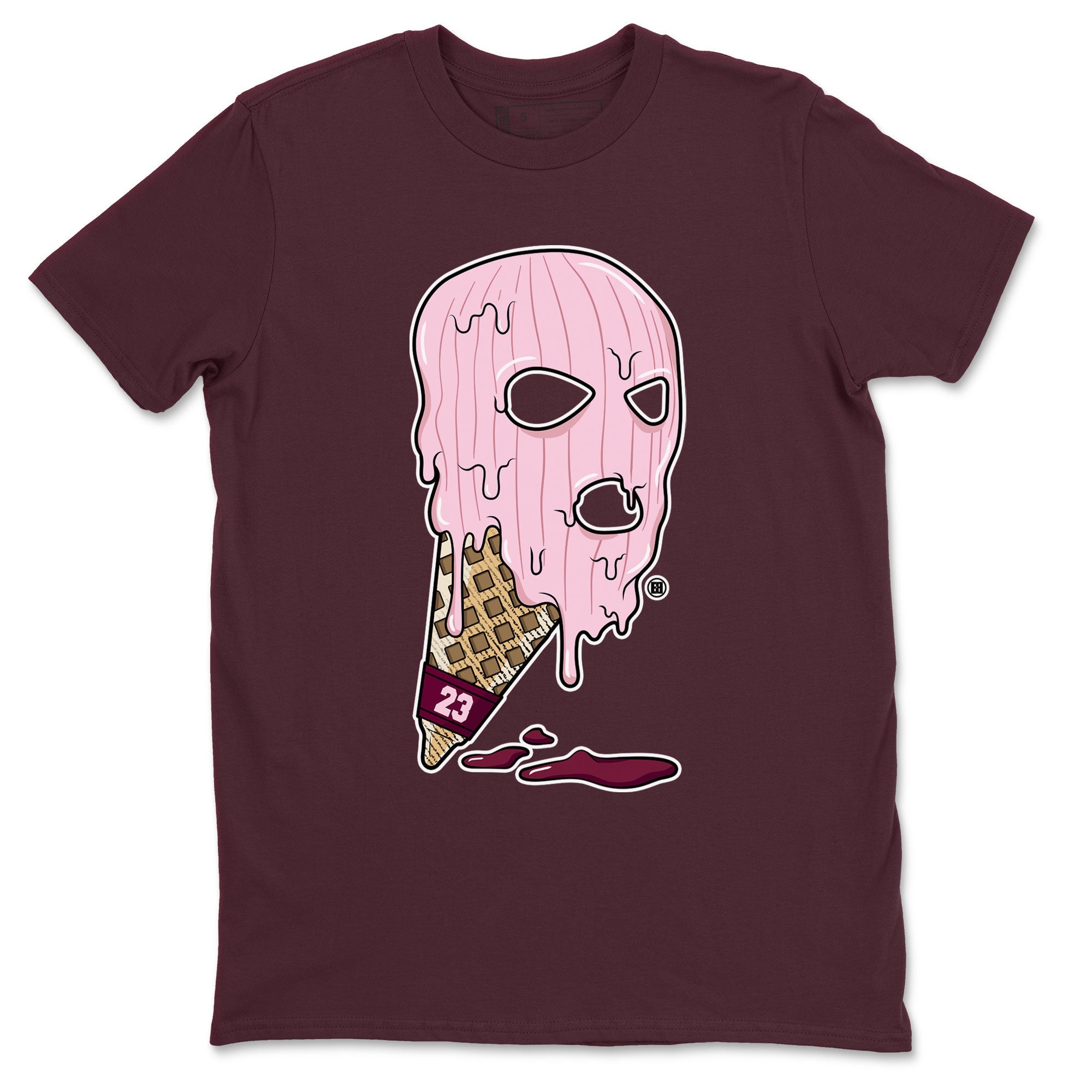 Dunk Low Valentines Day shirt to match jordans Ice Cream Mask special sneaker matching tees Dunk Valentines Day 2023 Drip Gear Zone Unisex Maroon 2 T-Shirt