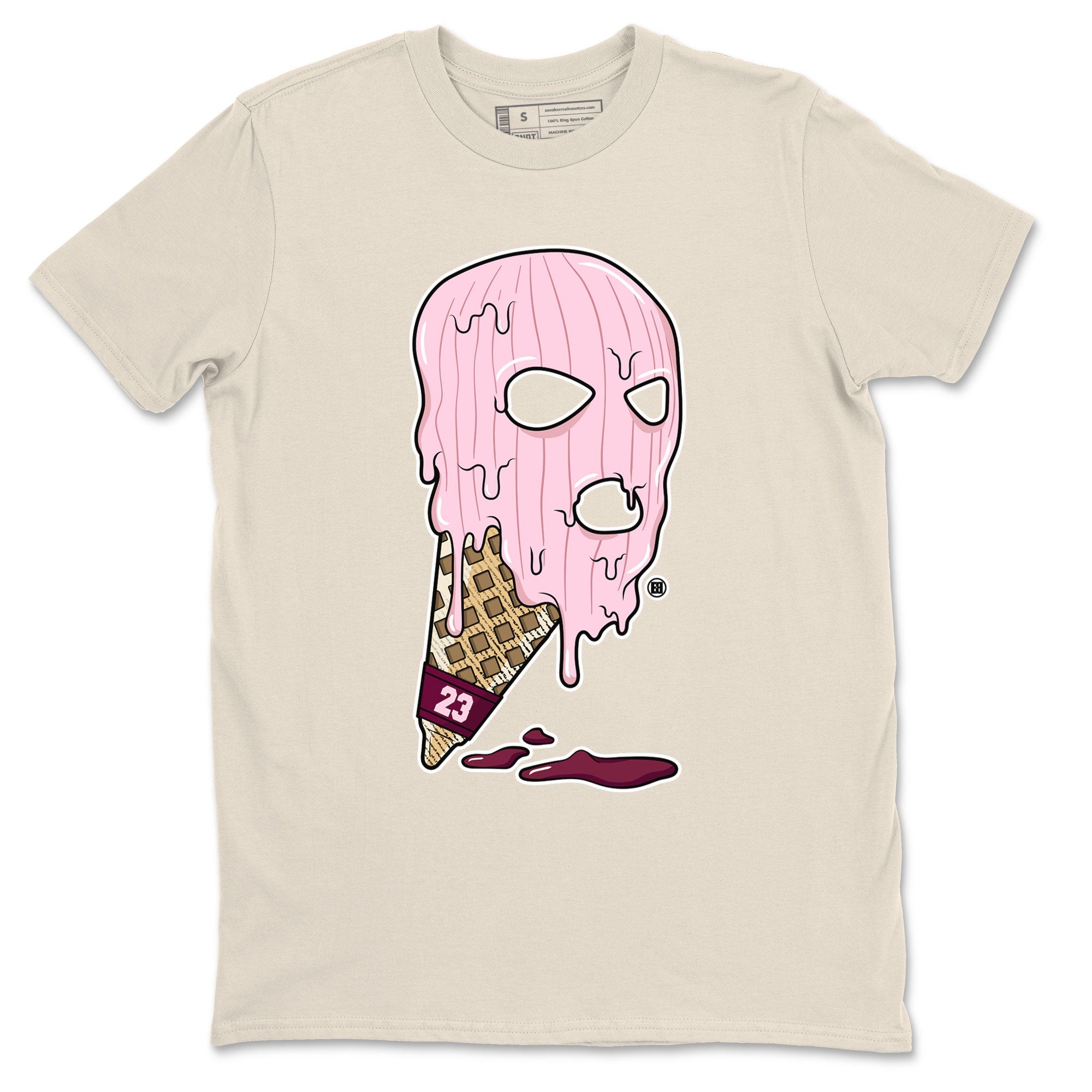 Dunk Low Valentines Day shirt to match jordans Ice Cream Mask special sneaker matching tees Dunk Valentines Day 2023 Drip Gear Zone Unisex Natural 2 T-Shirt