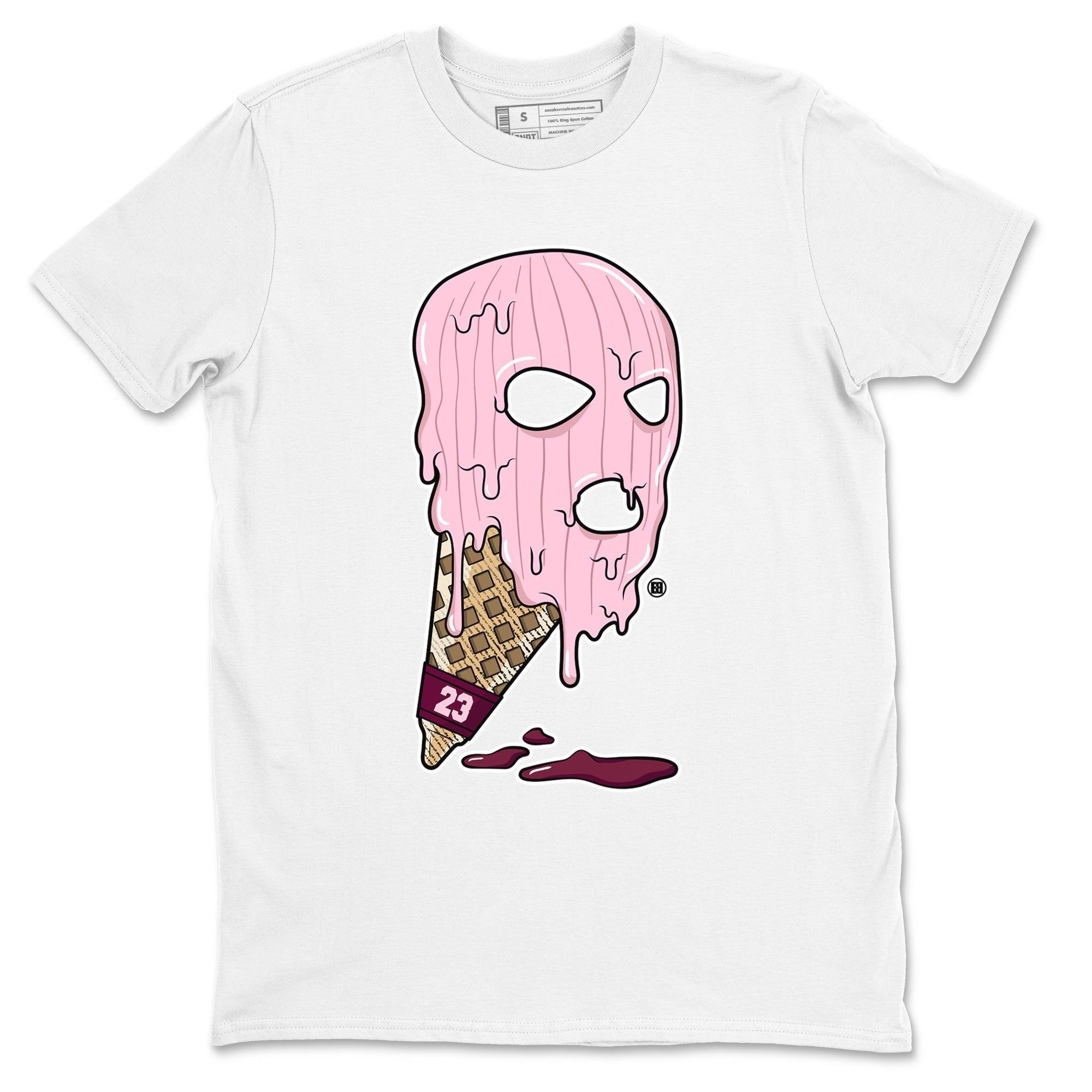 Dunk Low Valentines Day shirt to match jordans Ice Cream Mask special sneaker matching tees Dunk Valentines Day 2023 Drip Gear Zone Unisex White 2 T-Shirt