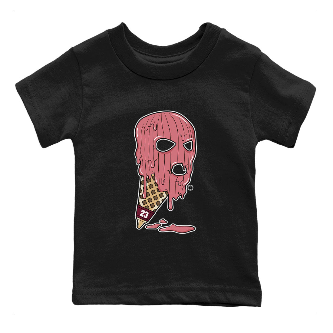 Dunk Low Valentines Day shirt to match jordans Ice Cream Mask special sneaker matching tees Dunk Valentines Day 2024 Drip Gear Zone Baby Toddler Black 2 T-Shirt