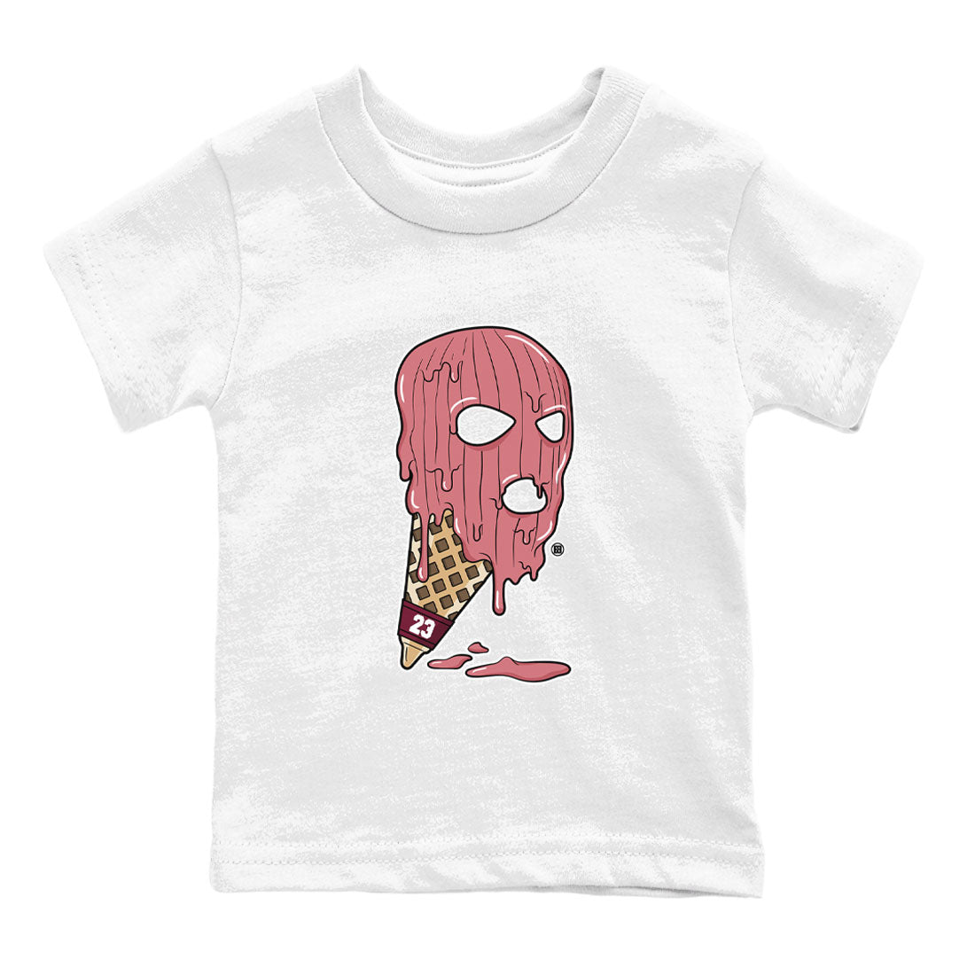 Dunk Low Valentines Day shirt to match jordans Ice Cream Mask special sneaker matching tees Dunk Valentines Day 2024 Drip Gear Zone Baby Toddler White 2 T-Shirt