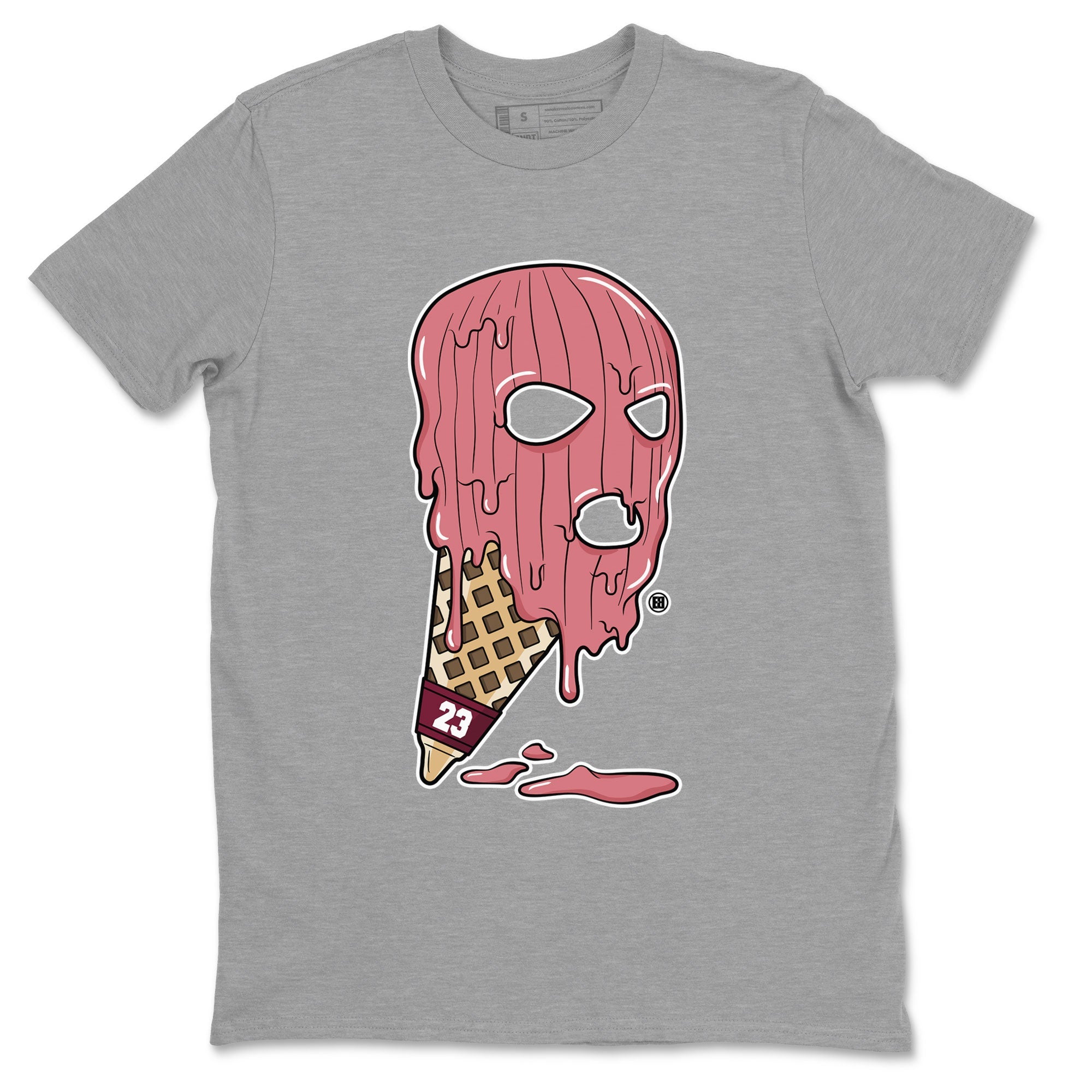 Dunk Low Valentines Day shirt to match jordans Ice Cream Mask special sneaker matching tees Dunk Valentines Day 2024 Drip Gear Zone Unisex Heather Grey 2 T-Shirt