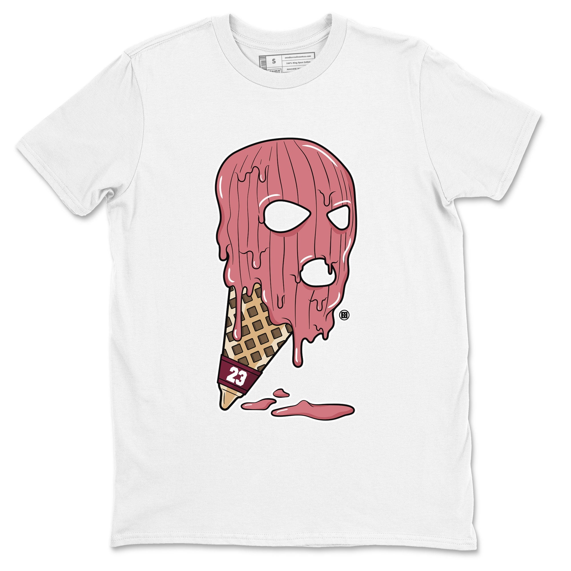 Dunk Low Valentines Day shirt to match jordans Ice Cream Mask special sneaker matching tees Dunk Valentines Day 2024 Drip Gear Zone Unisex White 2 T-Shirt