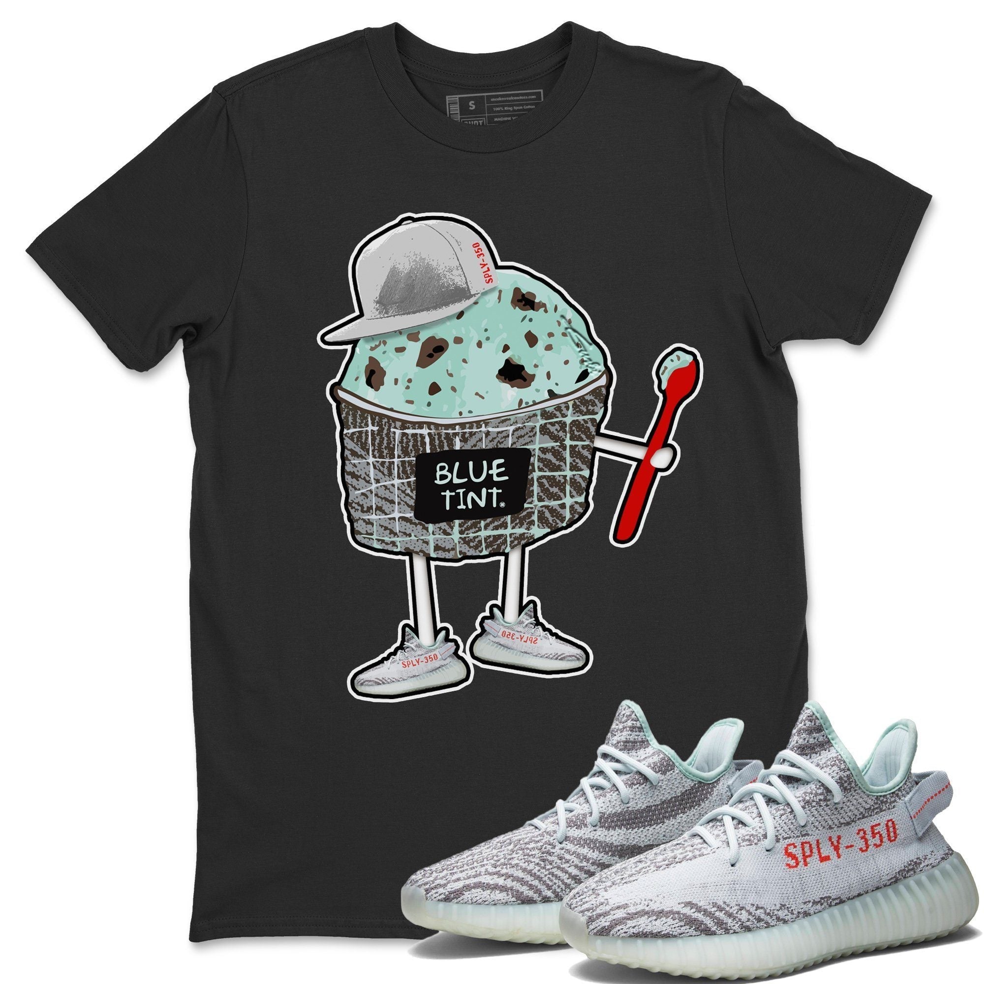 Yeezy 350 Blue Tint Shirt To Match Jordans Ice Cream Swag Sneaker Tees Yeezy 350 Blue Tint Drip Gear Zone Sneaker Matching Clothing Unisex Shirts