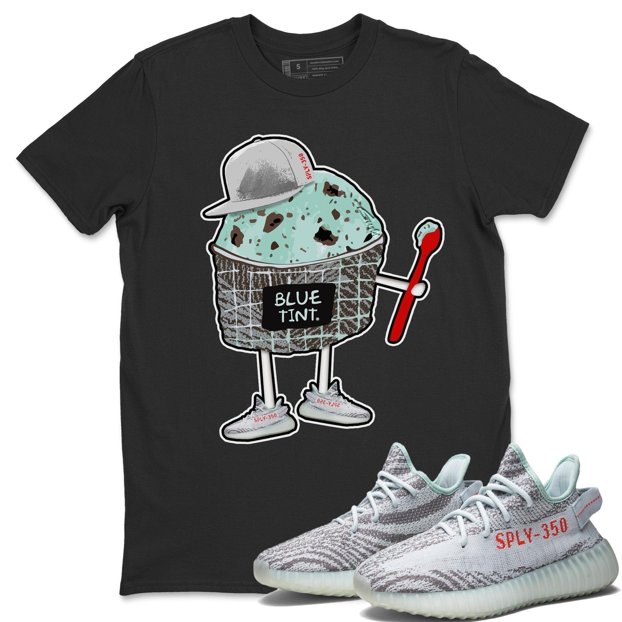 Yeezy 350 Blue Tint Shirt To Match Jordans Ice Cream Swag Sneaker Tees Yeezy 350 Blue Tint Drip Gear Zone Sneaker Matching Clothing Unisex Shirts