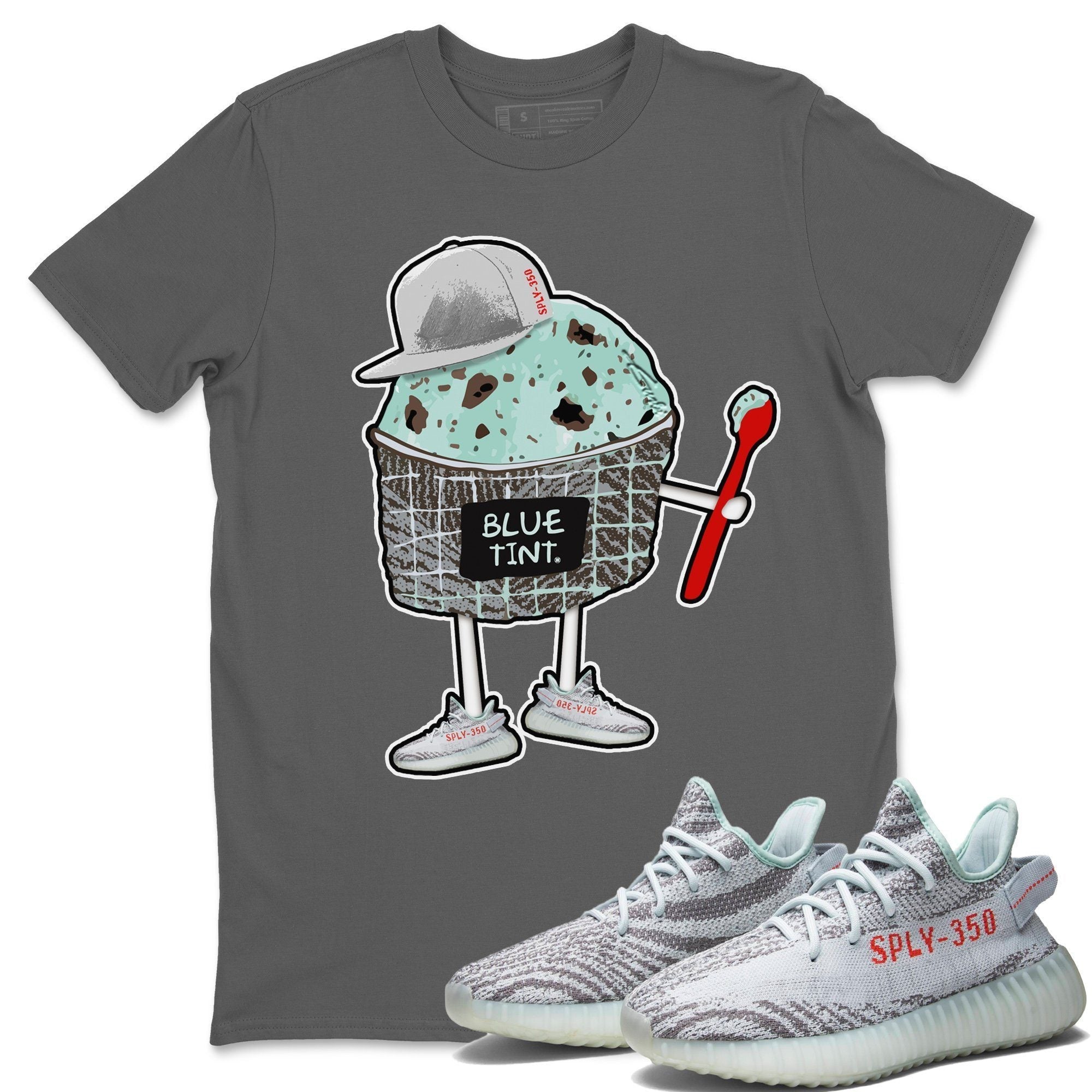 Yeezy 350 Blue Tint Shirt To Match Jordans Ice Cream Swag Sneaker Tees Yeezy 350 Blue Tint Drip Gear Zone Sneaker Matching Clothing Unisex Shirts
