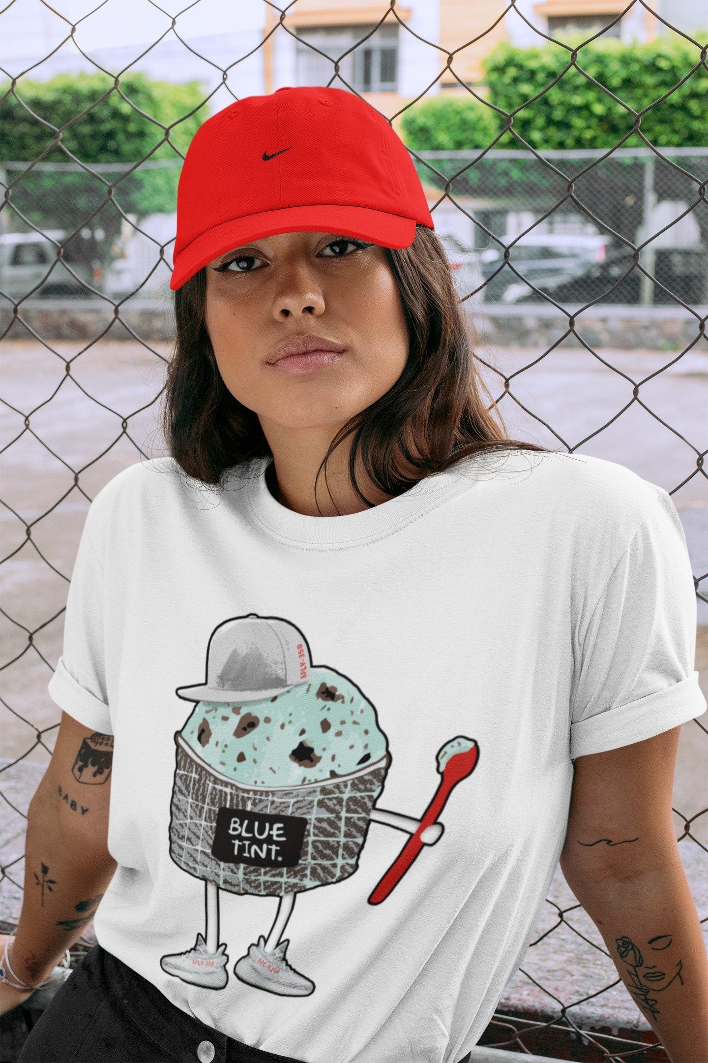 Yeezy 350 Blue Tint Shirt To Match Jordans Ice Cream Swag Sneaker Tees Yeezy 350 Blue Tint Drip Gear Zone Sneaker Matching Clothing Unisex Shirts