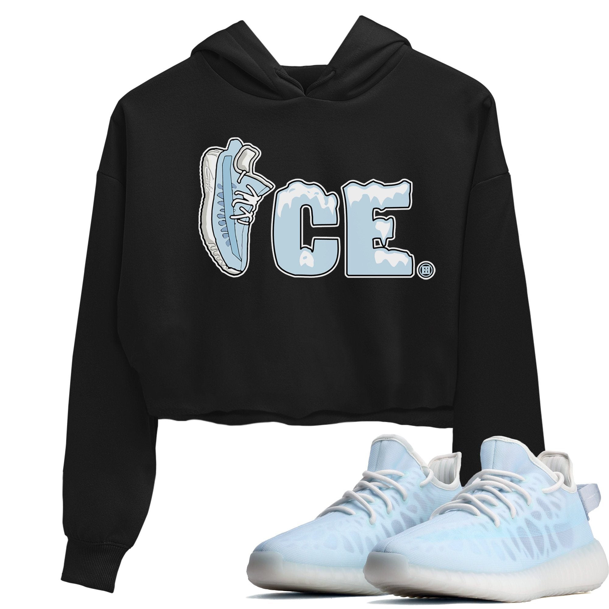 Yeezy 350 Mono Ice Shirt To Match Jordans Ice Sneaker Tees Yeezy 350 Mono Ice Drip Gear Zone Sneaker Matching Clothing Women's Shirts