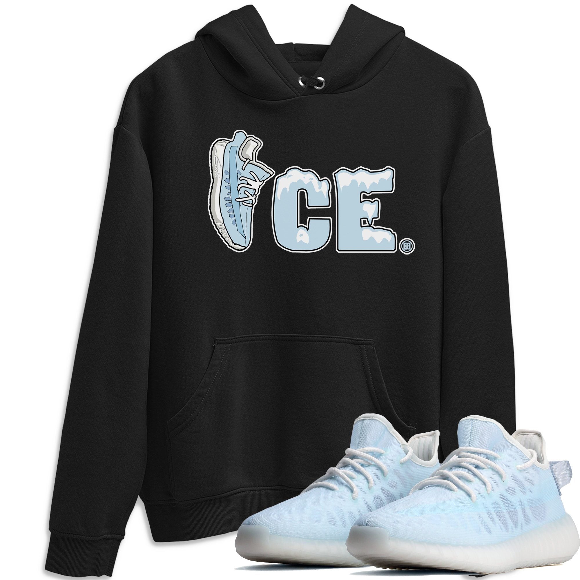 Yeezy 350 Mono Ice Shirt To Match Jordans Ice Sneaker Tees Yeezy 350 Mono Ice Drip Gear Zone Sneaker Matching Clothing Unisex Shirts
