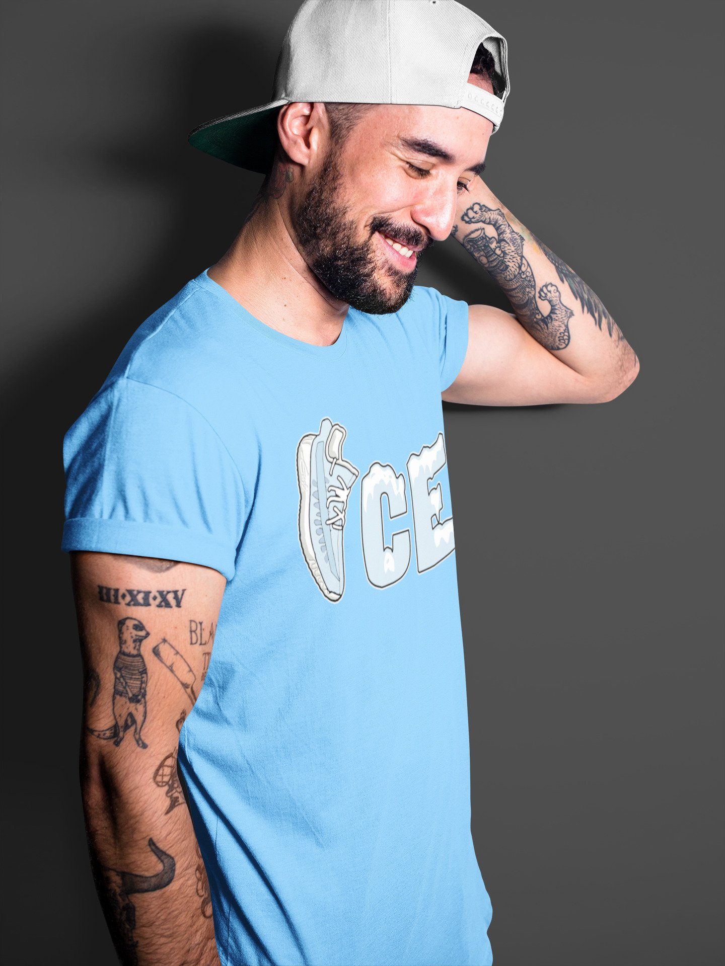 Yeezy 350 Mono Ice Shirt To Match Jordans Ice Sneaker Tees Yeezy 350 Mono Ice Drip Gear Zone Sneaker Matching Clothing Unisex Shirts