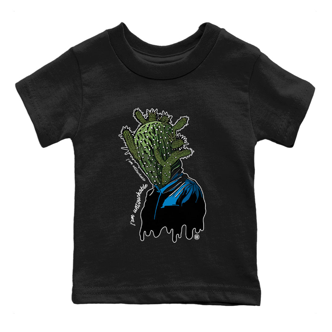 Air Jordan 1 Travis Scott Fragment Sneaker Match Tees I'm Untouchable Streetwear Sneaker Shirt Air Jordan 1 High OG x Travis Scott x Fragment Sneaker Release Tees Kids Shirts Black 2
