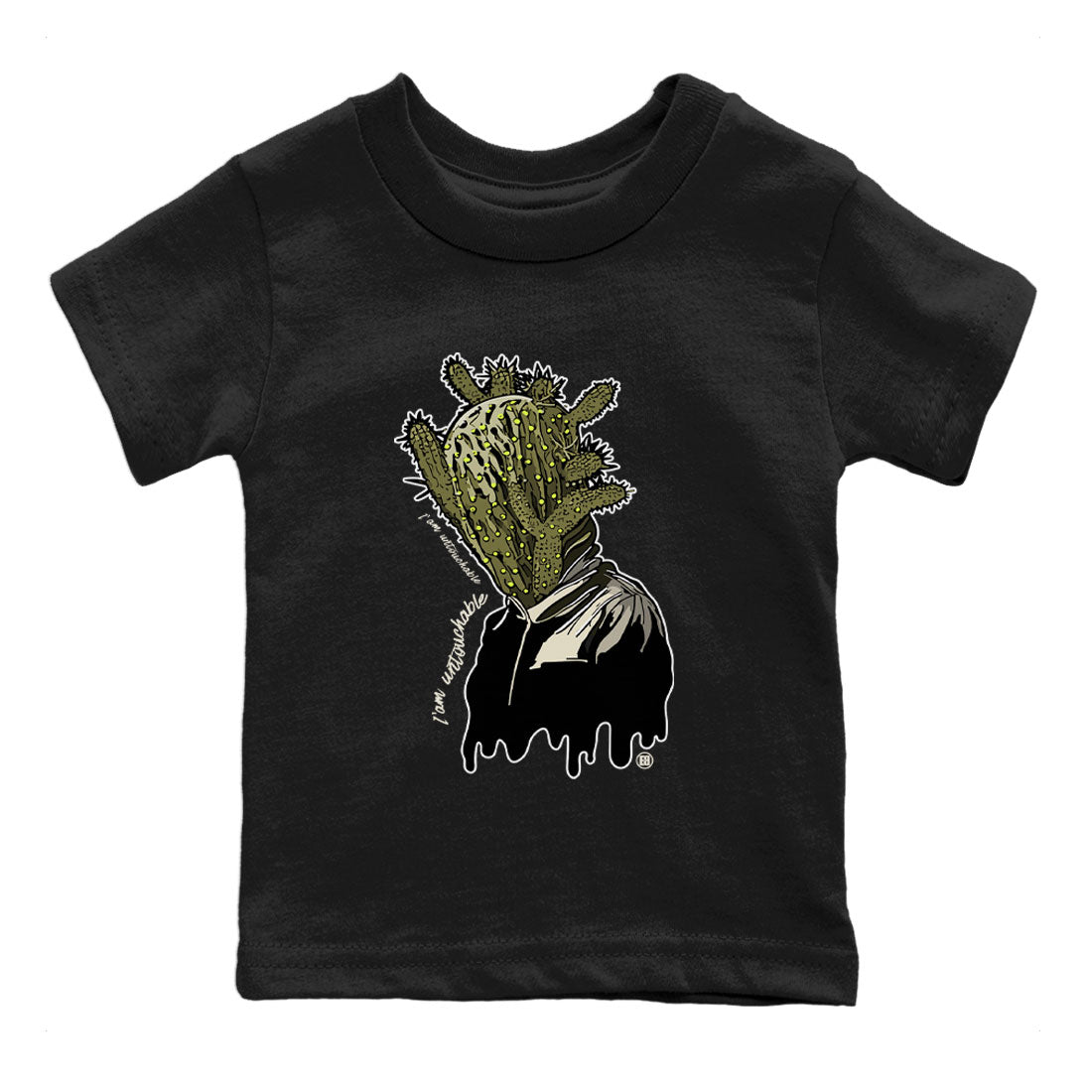 Air Jordan 1 X Travis Scott Golf Olive shirt to match jordans I'm Untouchable Streetwear Sneaker Shirt Air Jordan 1 Travis Scott Golf Drip Gear Zone Sneaker Matching Clothing Baby Toddler Black 2 T-Shirt