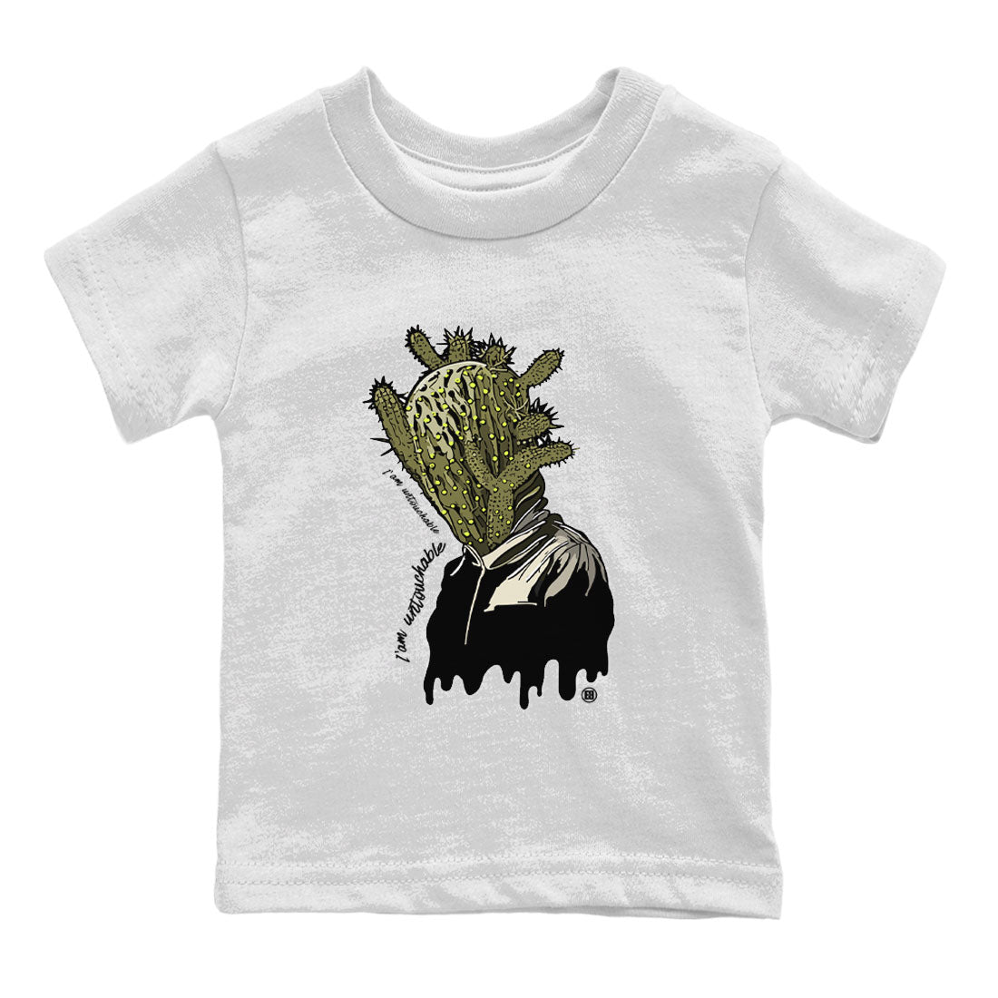 Air Jordan 1 X Travis Scott Golf Olive shirt to match jordans I'm Untouchable Streetwear Sneaker Shirt Air Jordan 1 Travis Scott Golf Drip Gear Zone Sneaker Matching Clothing Baby Toddler White 2 T-Shirt