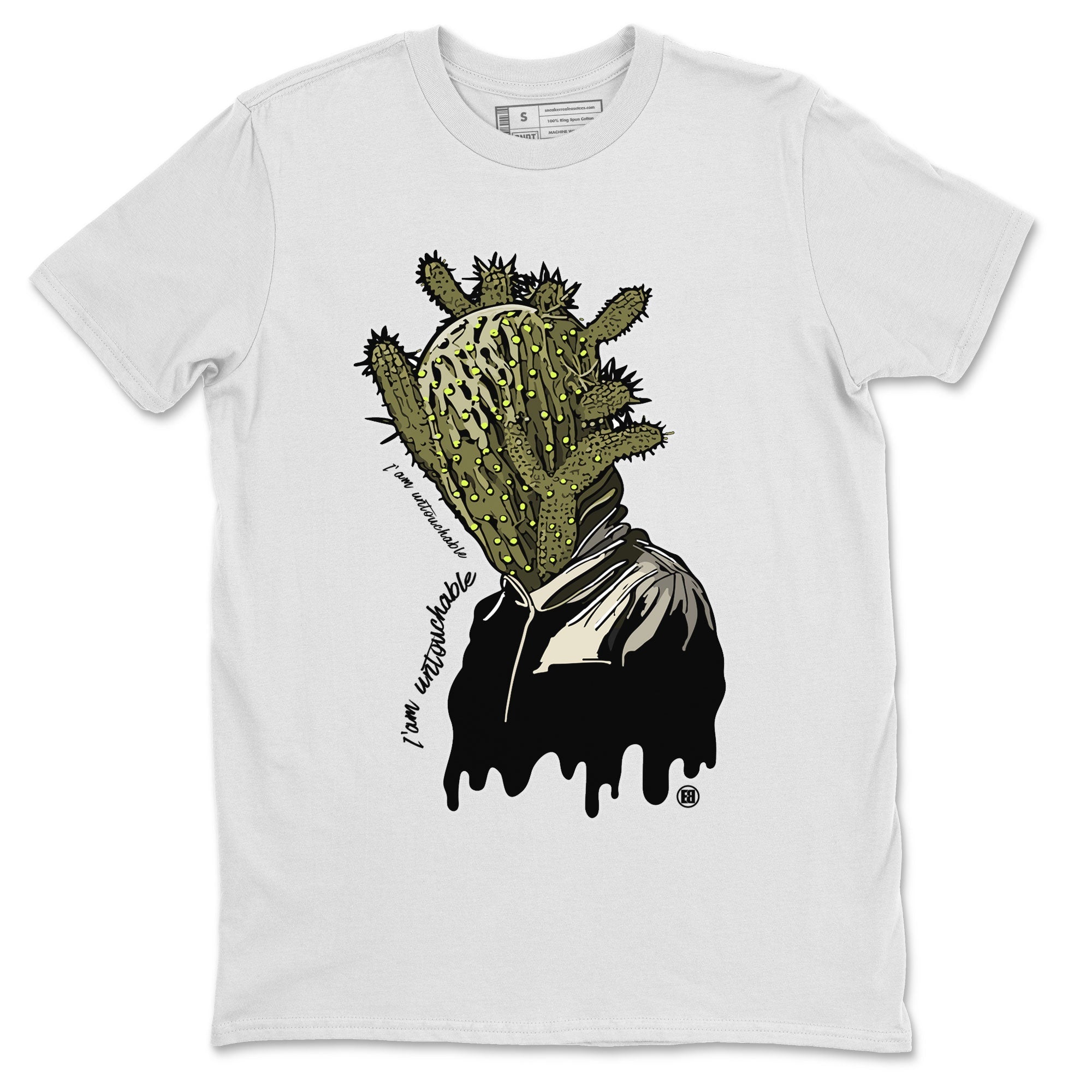 Air Jordan 1 X Travis Scott Golf Olive shirt to match jordans I'm Untouchable Streetwear Sneaker Shirt Air Jordan 1 Travis Scott Golf Drip Gear Zone Sneaker Matching Clothing Unisex White 2 T-Shirt