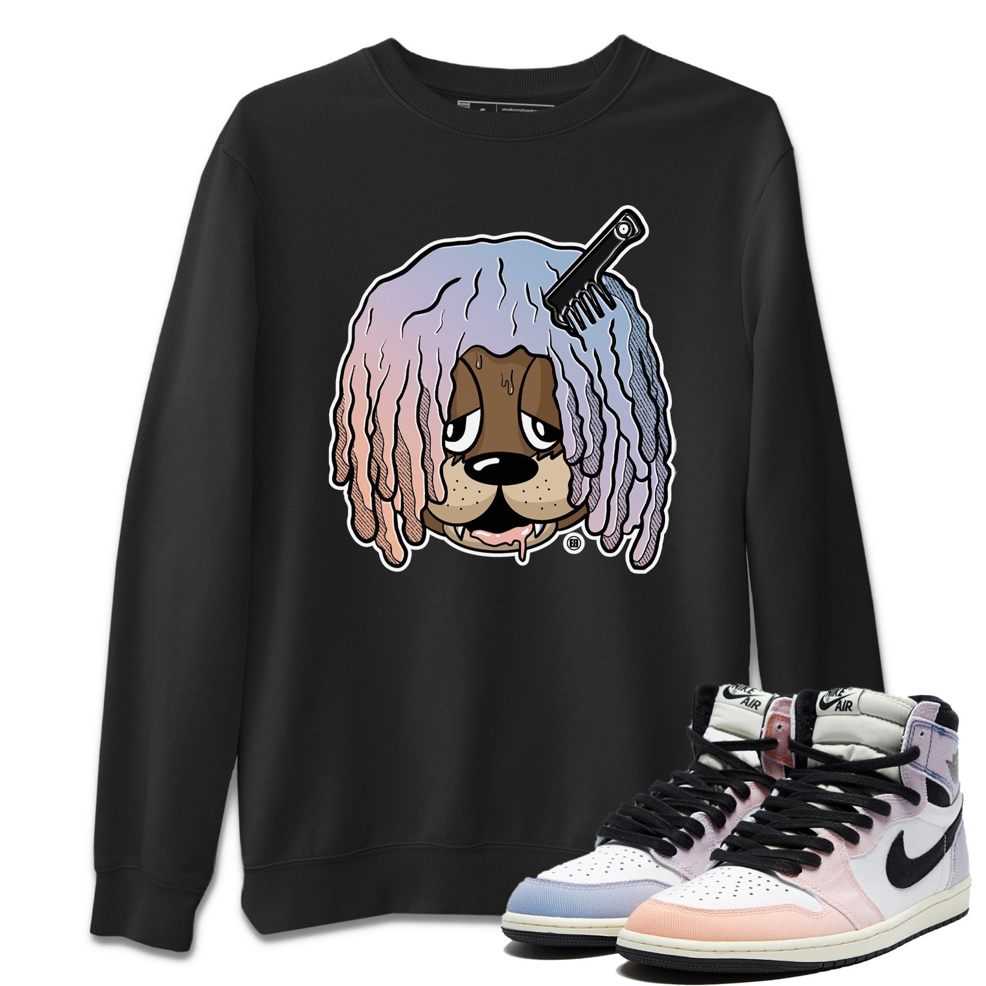 Air Jordan 1 Skyline Sneaker Match Tees Impatient Bear Streetwear Sneaker Shirt Air Jordan 1 Skyline Sneaker Release Tees Unisex Shirts Black 1