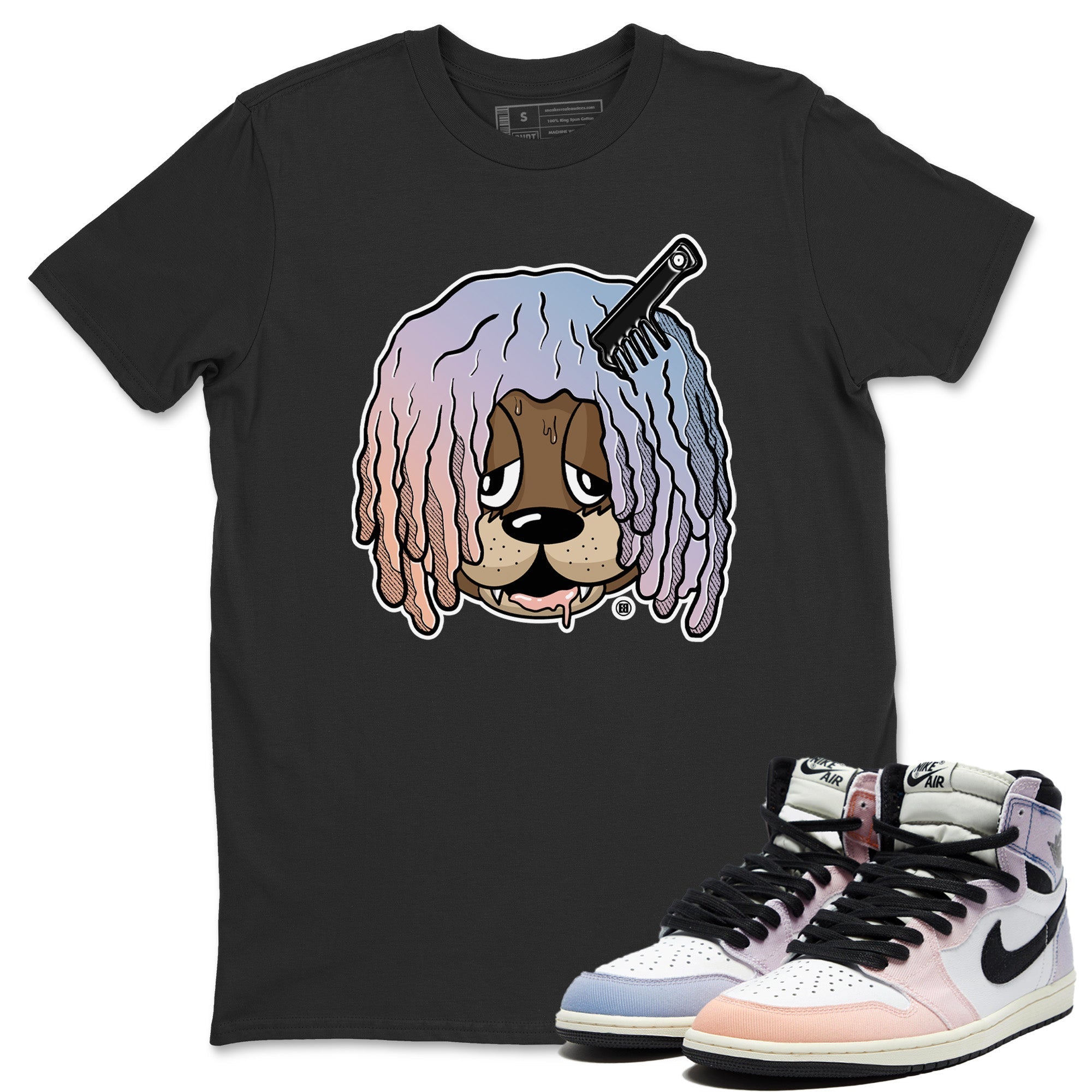 Air Jordan 1 Skyline Sneaker Match Tees Impatient Bear Streetwear Sneaker Shirt Air Jordan 1 Skyline Sneaker Release Tees Unisex Shirts Black 1