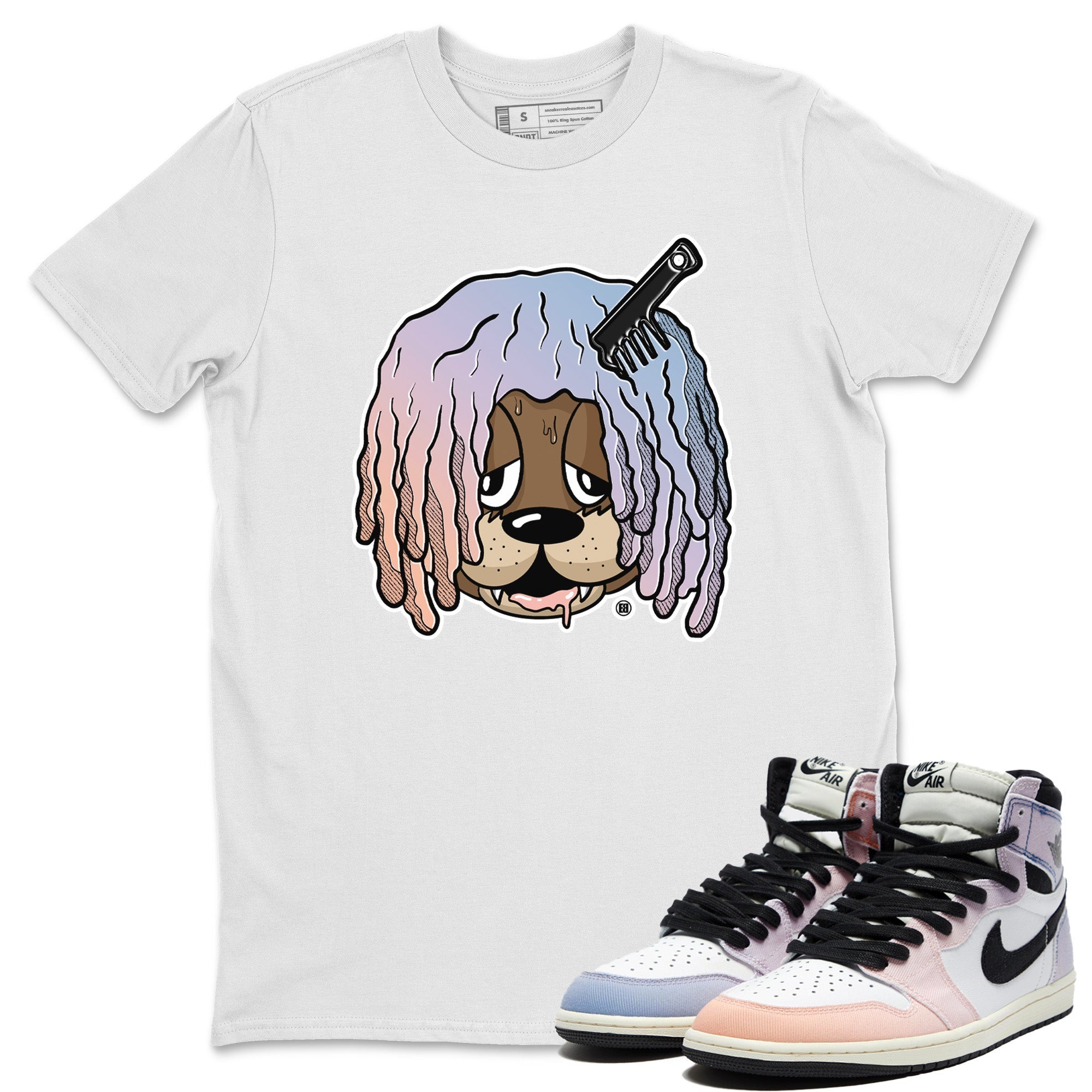 Air Jordan 1 Skyline Sneaker Match Tees Impatient Bear Streetwear Sneaker Shirt Air Jordan 1 Skyline Sneaker Release Tees Unisex Shirts White 1