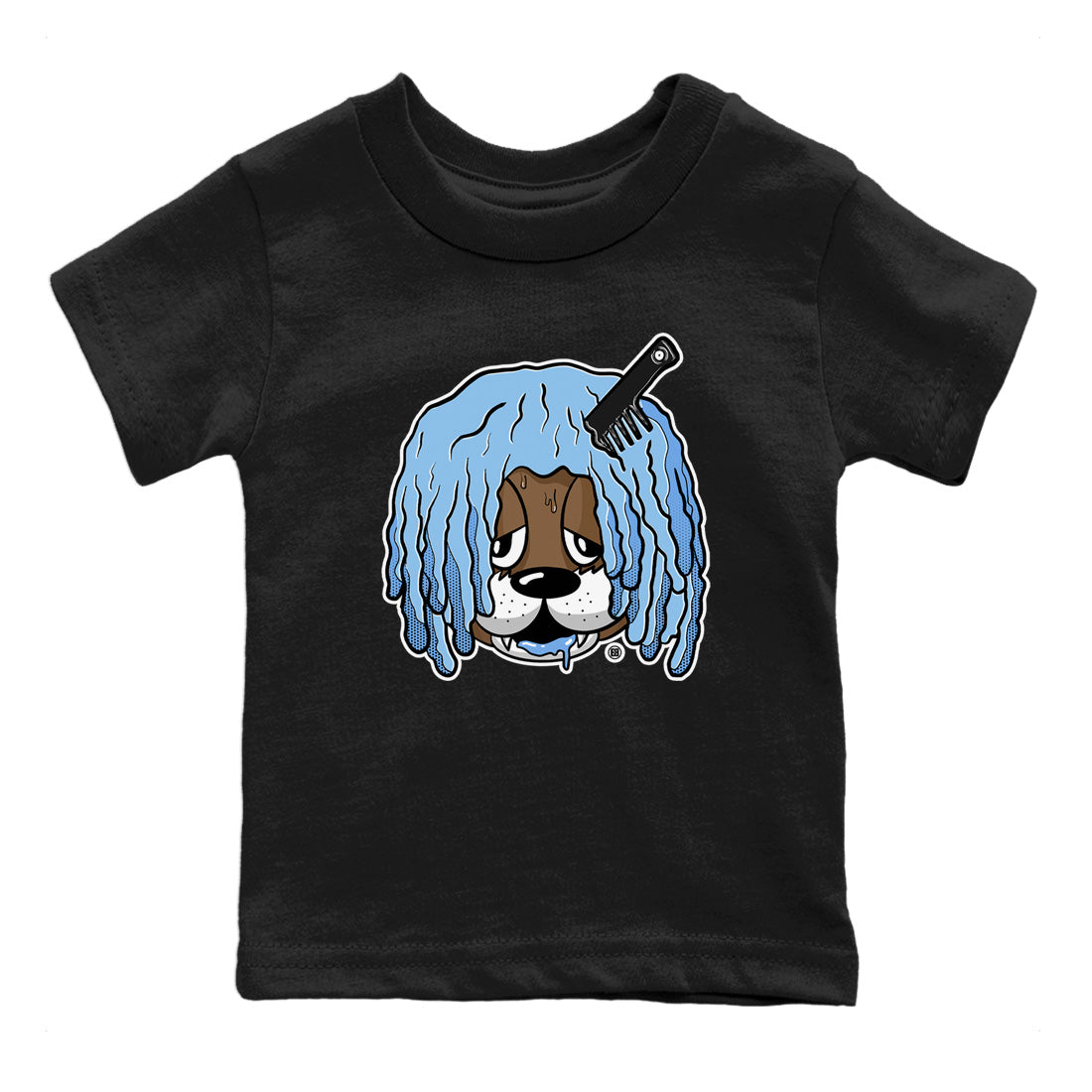 Air Jordan 1 Retro High OG UNC Toe Shirt to match Jordans Impatient Bear Streetwear Sneaker Shirt Air Jordan 1 High OG UNC Toe Drip Gear Zone Sneaker Matching Clothing Kids and Baby Tees Black 2