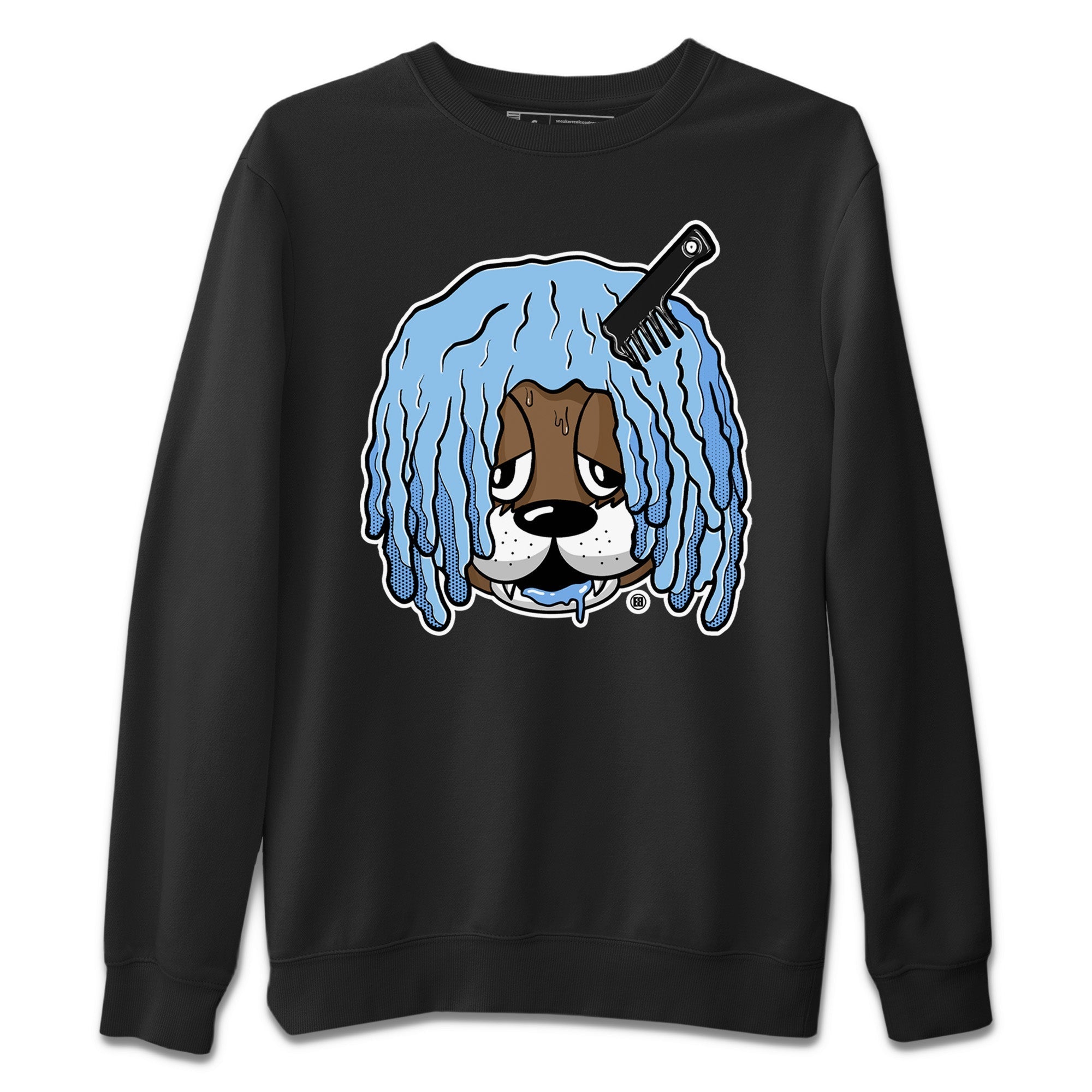 Air Jordan 1 Retro High OG UNC Toe Shirt to match Jordans Impatient Bear Streetwear Sneaker Shirt Air Jordan 1 High OG UNC Toe Drip Gear Zone Sneaker Matching Clothing Crew Neck T-Shirts Black 2