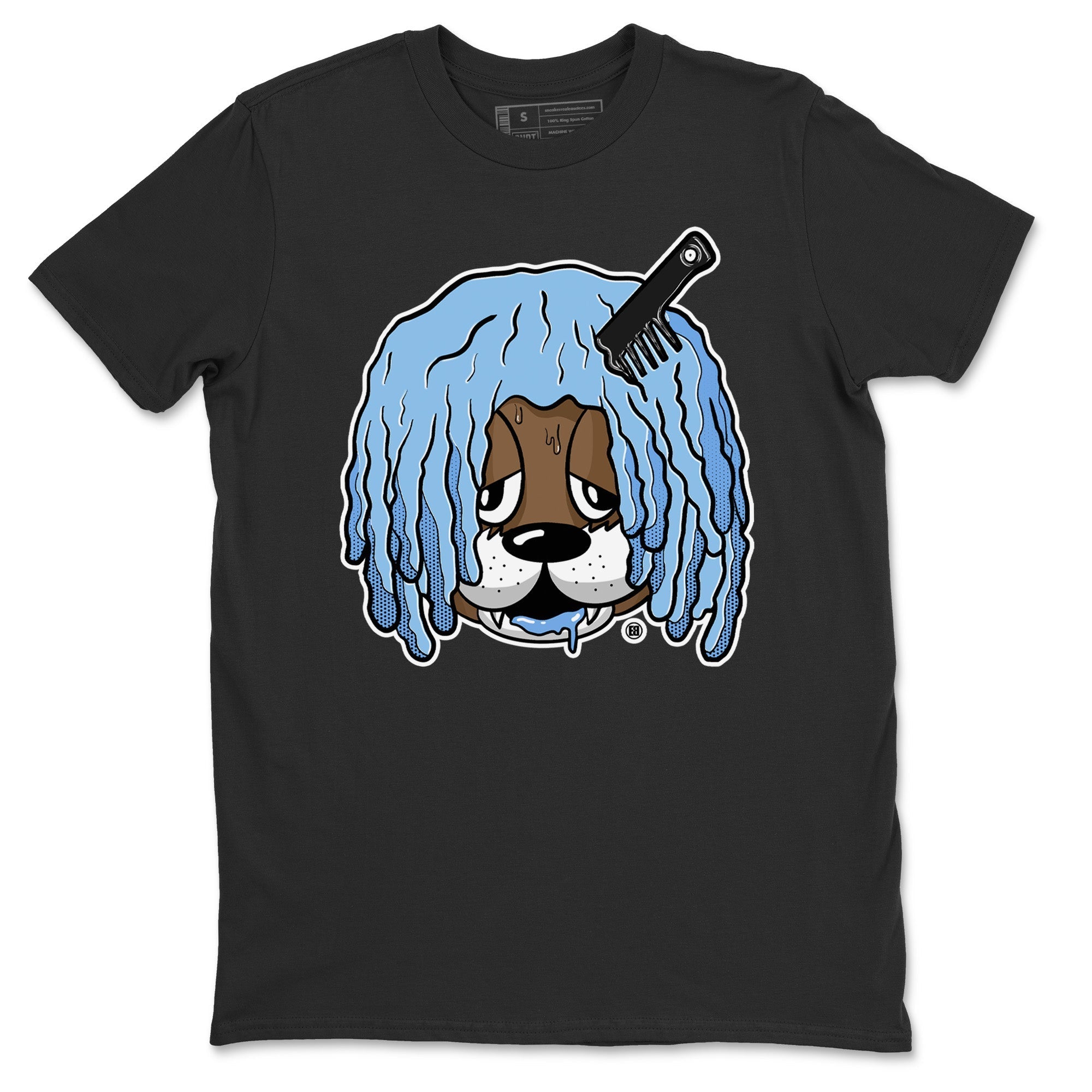 Air Jordan 1 Retro High OG UNC Toe Shirt to match Jordans Impatient Bear Streetwear Sneaker Shirt Air Jordan 1 High OG UNC Toe Drip Gear Zone Sneaker Matching Clothing Crew Neck T-Shirts Black 2