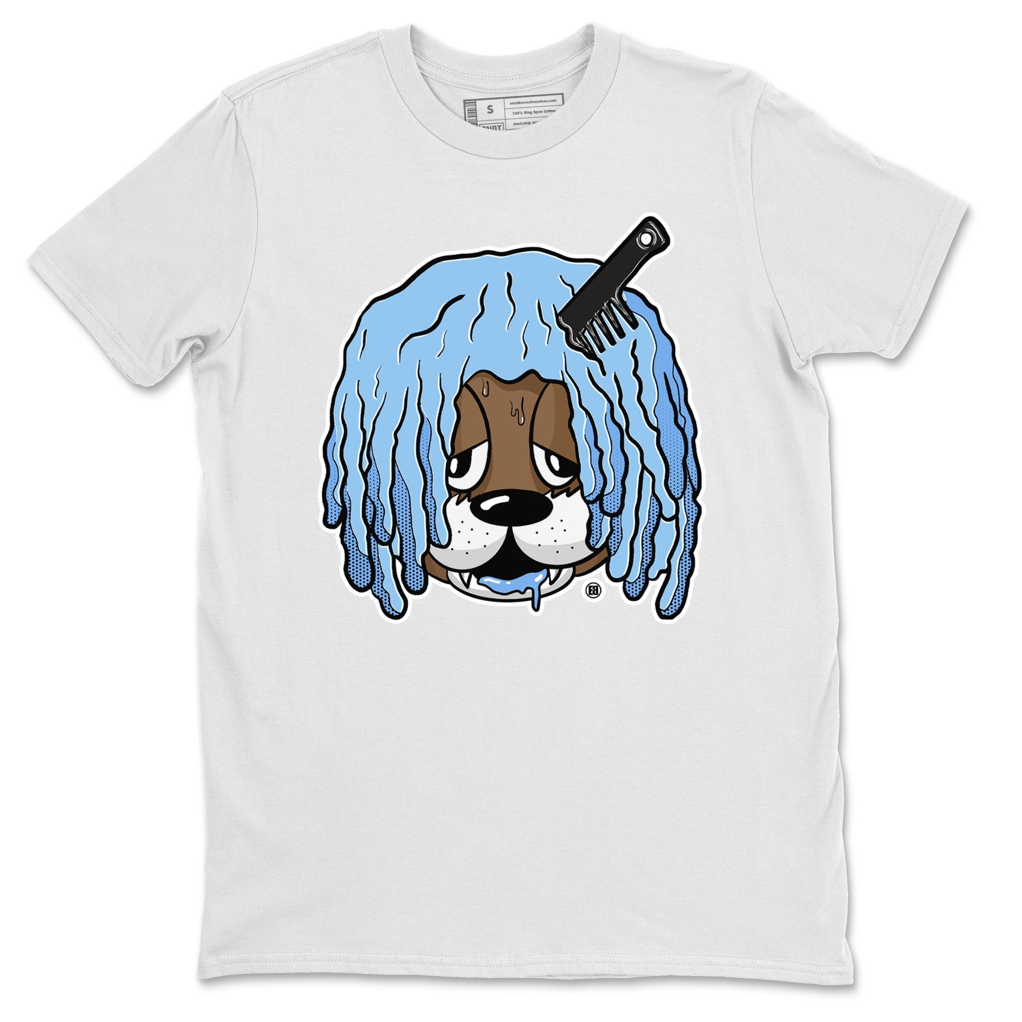 Air Jordan 1 Retro High OG UNC Toe Shirt to match Jordans Impatient Bear Streetwear Sneaker Shirt Air Jordan 1 High OG UNC Toe Drip Gear Zone Sneaker Matching Clothing Crew Neck T-Shirts White 2