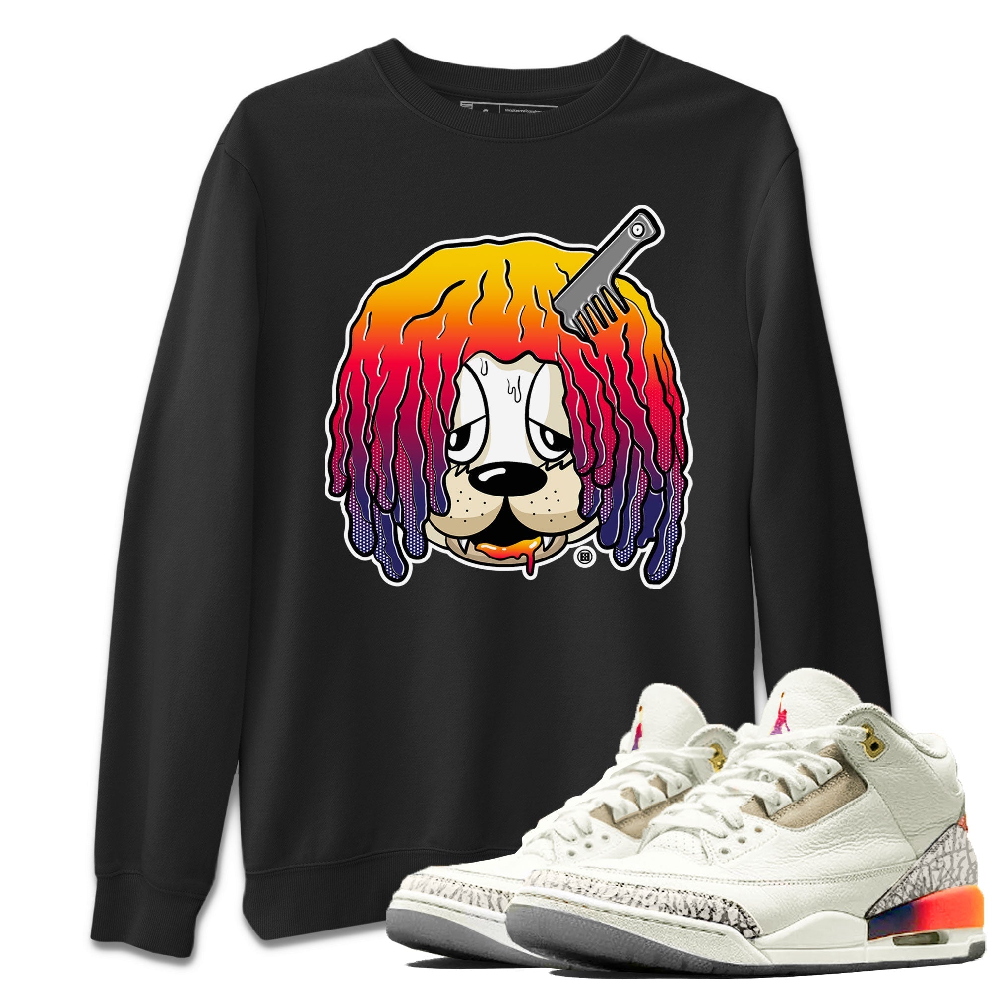 Air Jordan 3 X J Balvin shirt to match jordans Impatient Bear Streetwear Sneaker Shirt Air Jordan 3 X J Balvin Drip Gear Zone Sneaker Matching Clothing LGBT Pride T-Shirt Unisex Black 1 T-Shirt