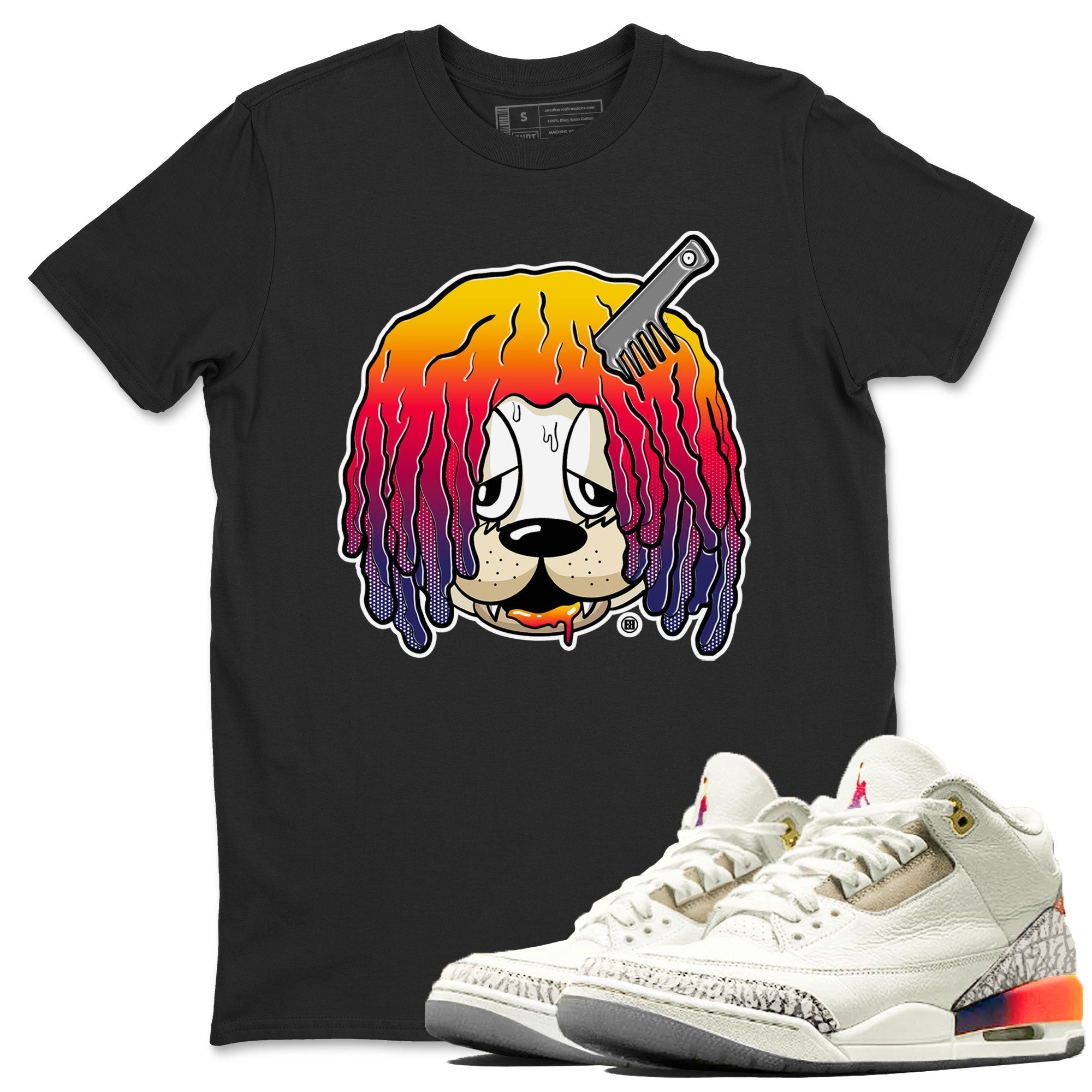 Air Jordan 3 X J Balvin shirt to match jordans Impatient Bear Streetwear Sneaker Shirt Air Jordan 3 X J Balvin Drip Gear Zone Sneaker Matching Clothing LGBT Pride T-Shirt Unisex Black 1 T-Shirt