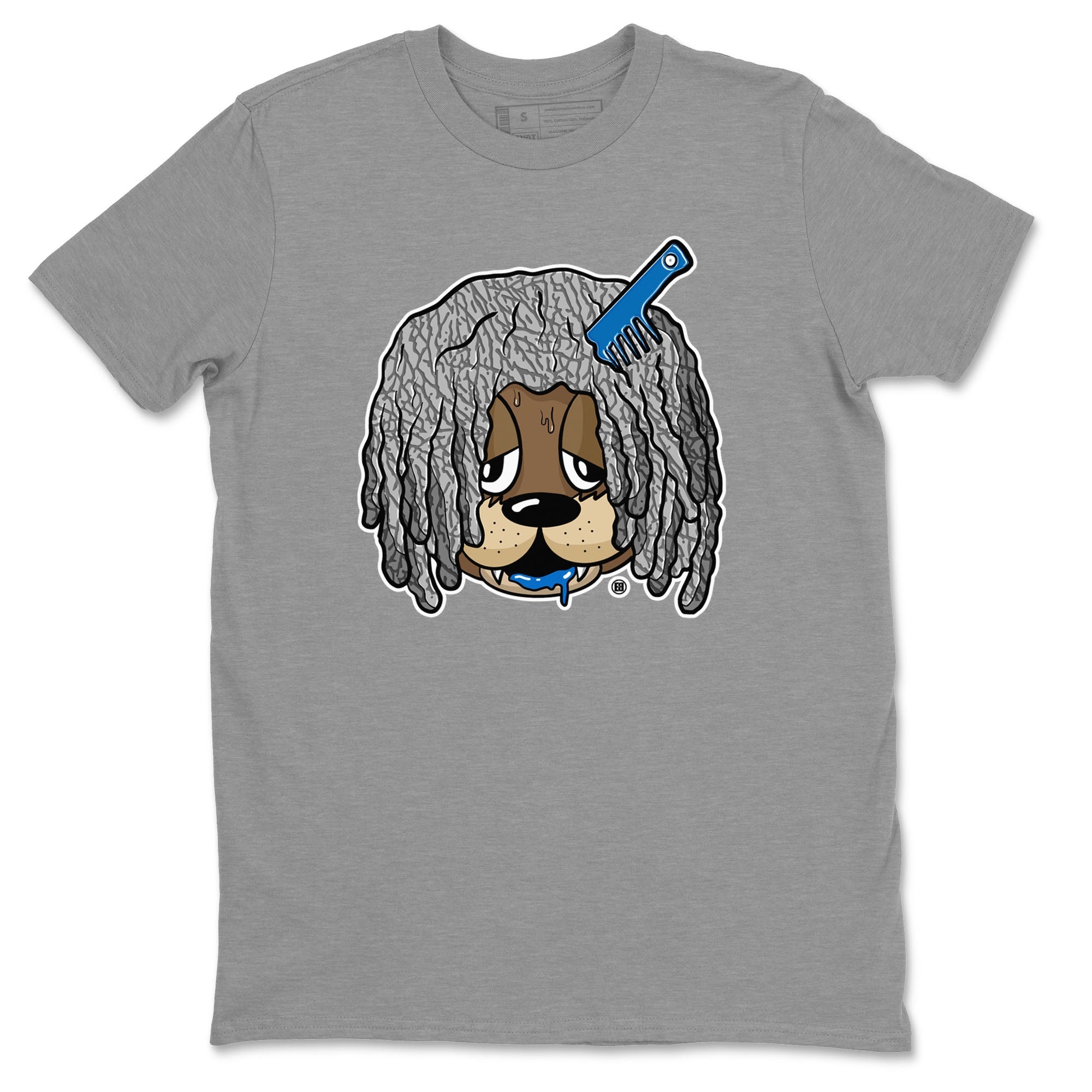 Air Jordan 3 Wizards Sneaker Match Tees Impatient Bear Streetwear Sneaker Shirt Air Jordan 3 Retro Wizards Tees Unisex Shirts Heather Grey 2