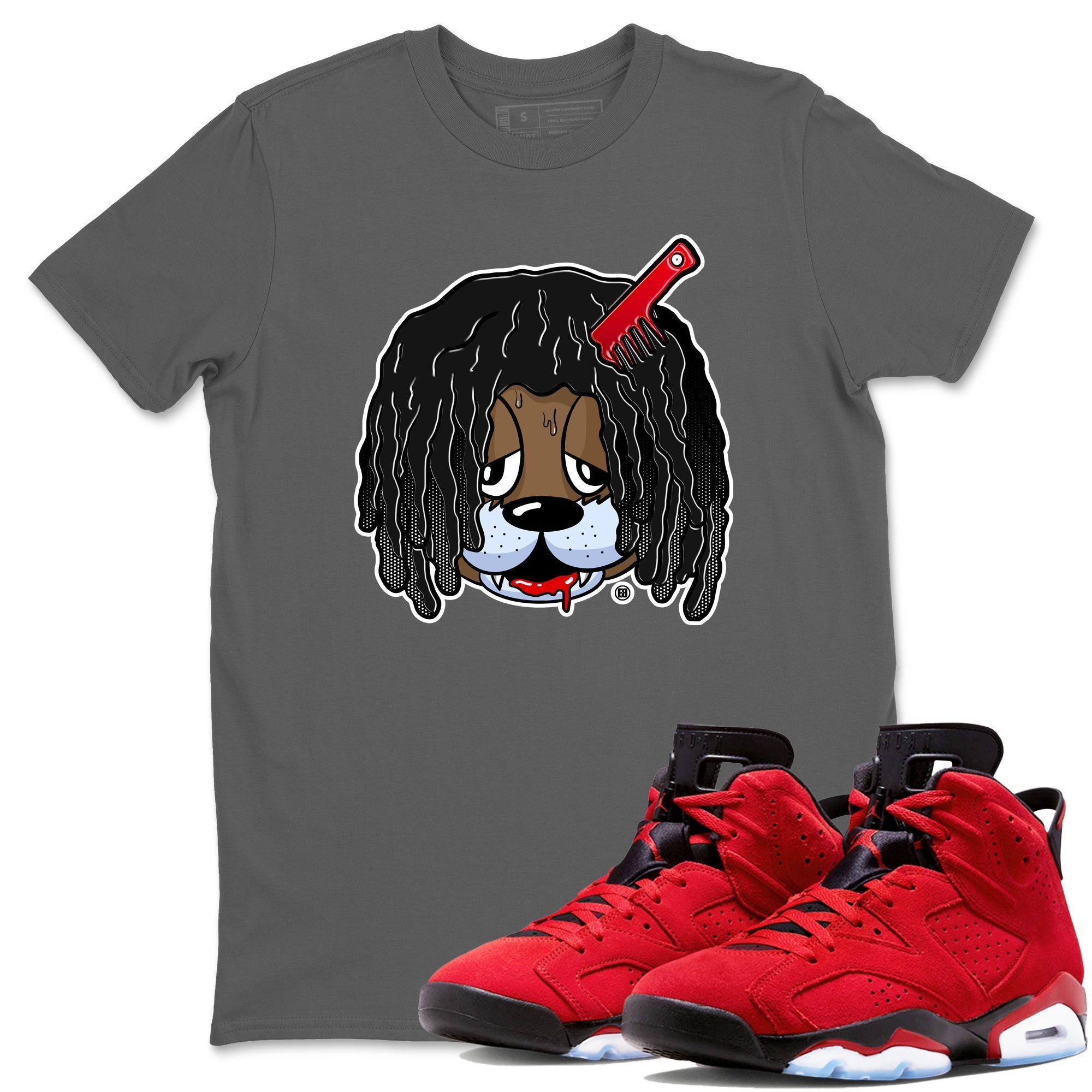 Air Jordan 6 Toro Bravo Sneaker Match Tees Impatient Bear Streetwear Sneaker Shirt Air Jordan 6 Toro Tees Unisex Shirts Cool Grey 1