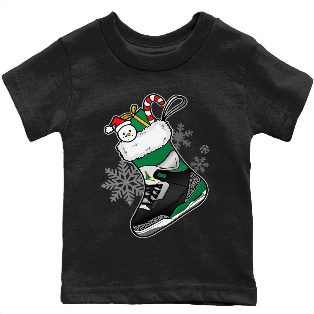Jordan 3 Pine Green Sneaker Matching T-Shirt Sneaker Stocking Sneaker Tees Jordan 3 Pine Green Sneaker Release Tees Kids Shirts