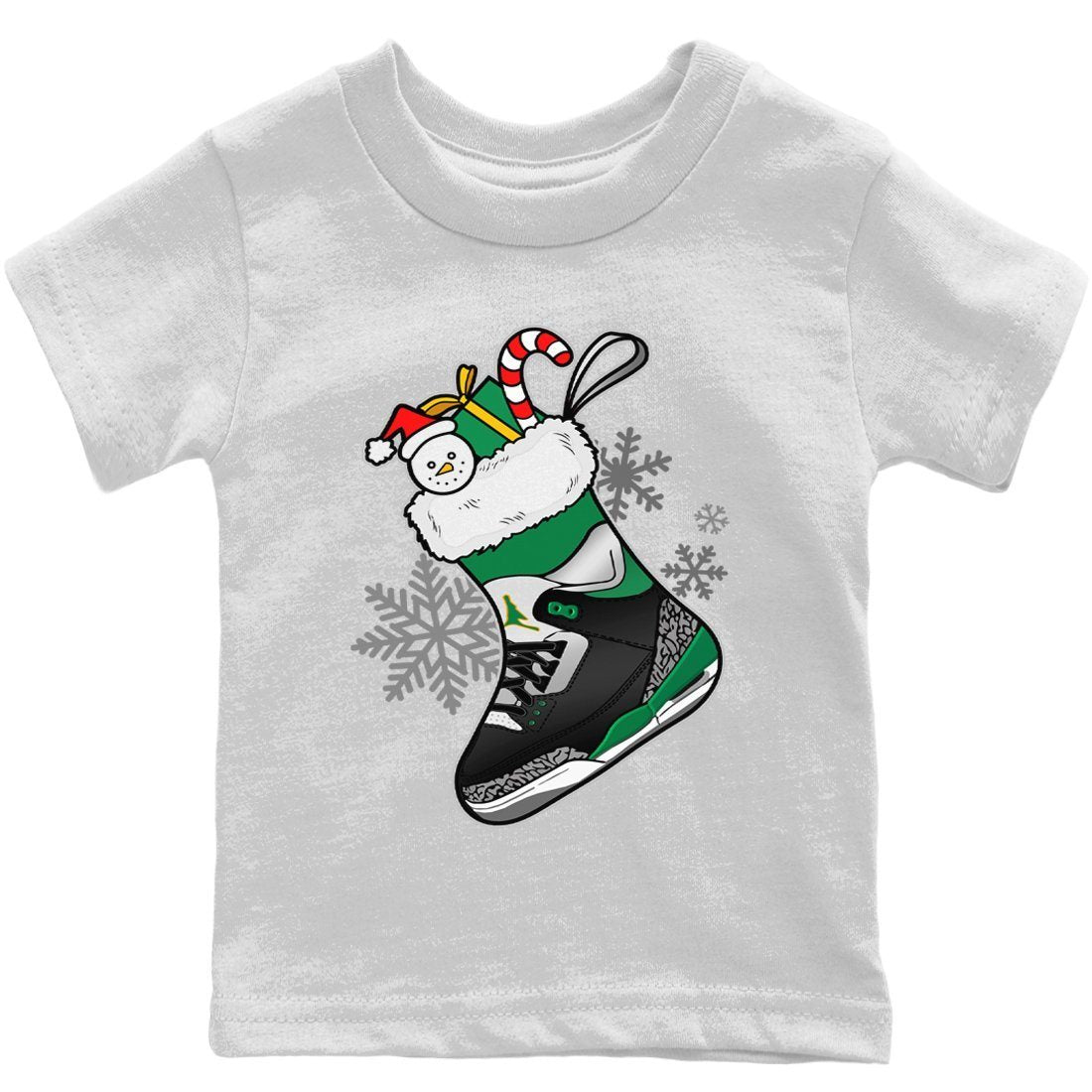 Jordan 3 Pine Green Sneaker Matching T-Shirt Sneaker Stocking Sneaker Tees Jordan 3 Pine Green Sneaker Release Tees Kids Shirts