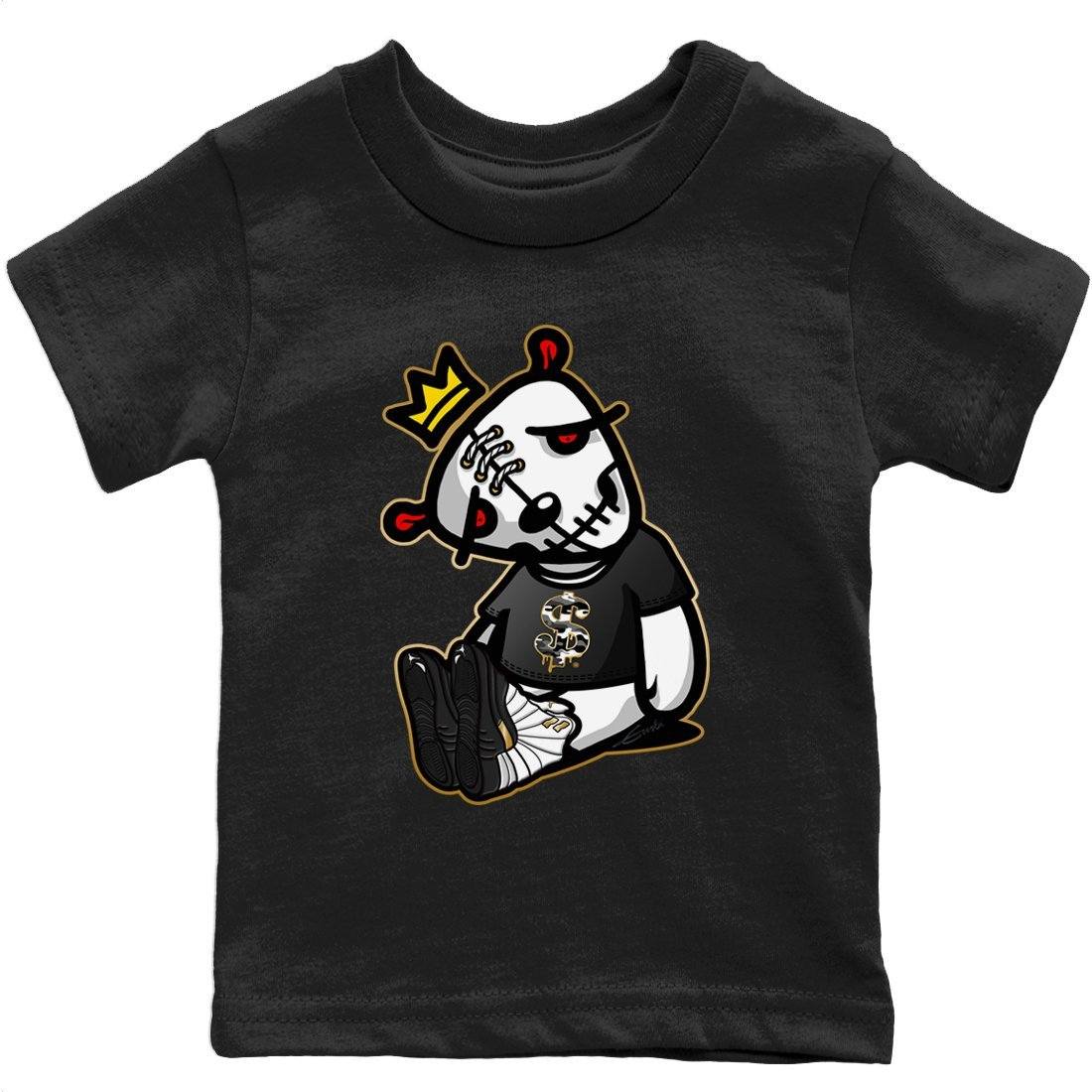 Jordan 12 Royalty Sneaker Matching T-Shirt Dead Dolls Sneaker Tees Jordan 12 Royalty Sneaker Release Tees Kids Shirts