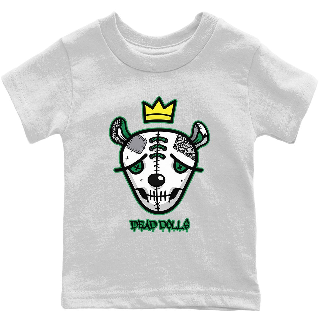 Jordan 3 Pine Green Sneaker Matching T-Shirt Dead Dolls Face Sneaker Tees Jordan 3 Pine Green Sneaker Release Tees Kids Shirts