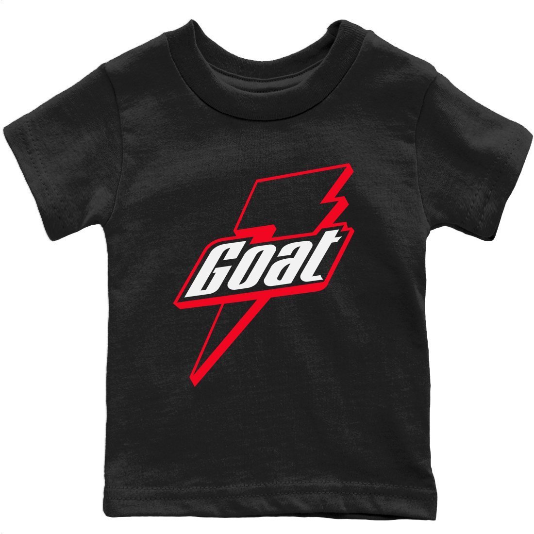 Jordan 4 Red Thunder Sneaker Matching T-Shirt Goat Sneaker Tees Jordan 4 Red Thunder Sneaker Release Tees Kids Shirts