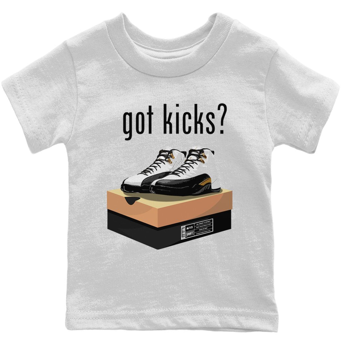 Jordan 12 Royalty Sneaker Matching T-Shirt Got Kicks Sneaker Tees Jordan 12 Royalty Sneaker Release Tees Kids Shirts