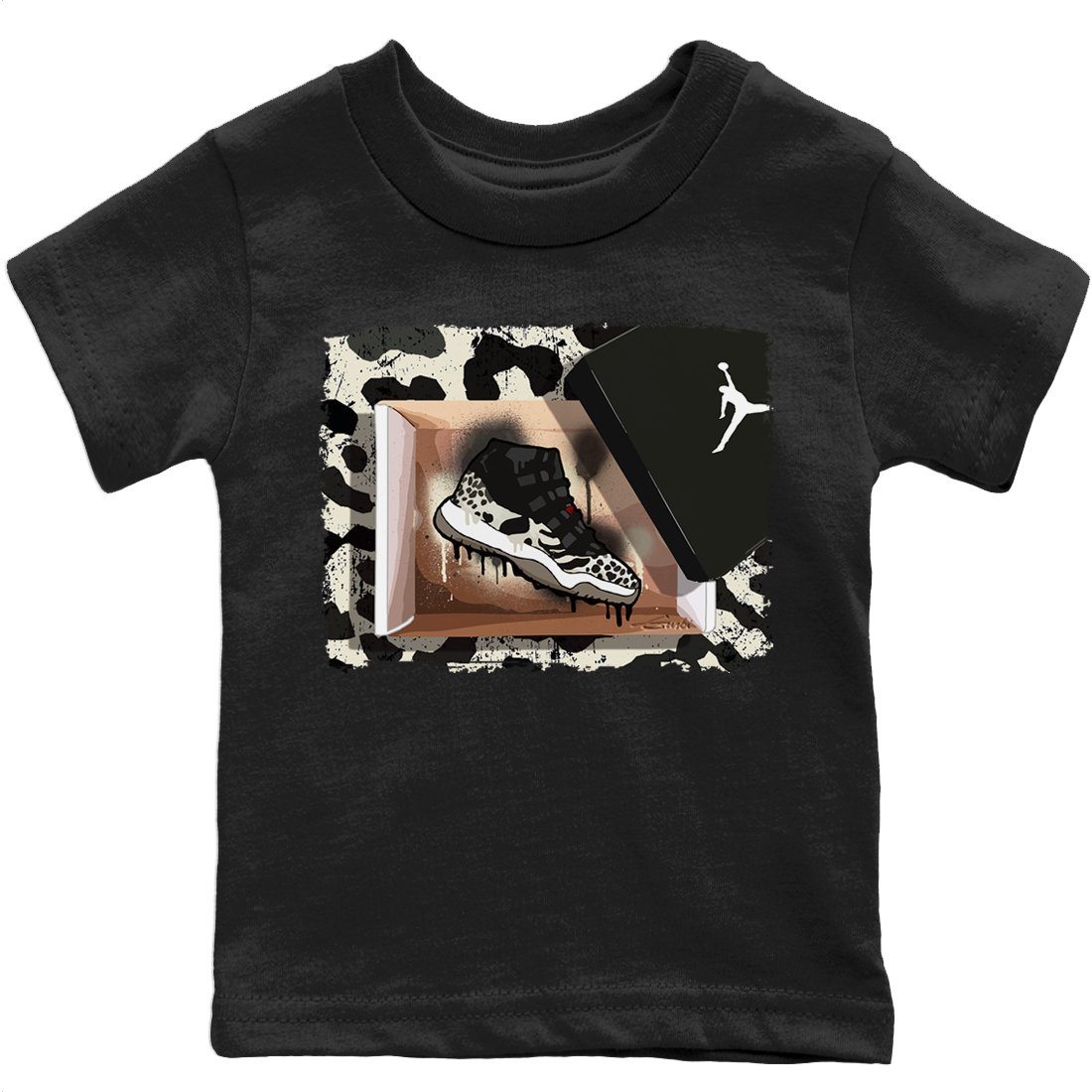Jordan 11 Animal Instinct Sneaker Matching T-Shirt New Kicks Sneaker Tees Jordan 11 Animal Instinct Sneaker Release Tees Kids Shirts