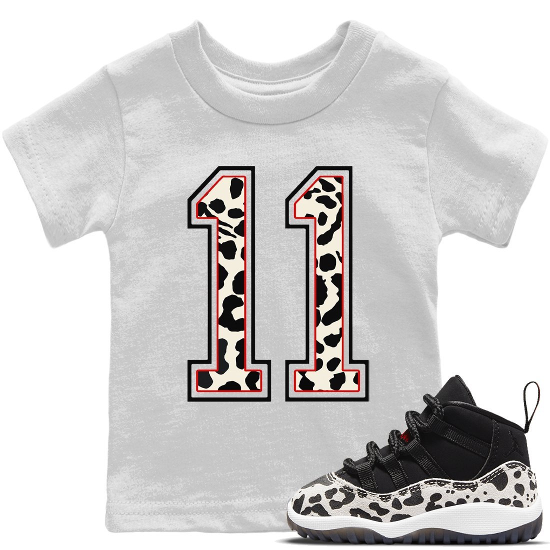 Jordan 11 Animal Instinct Sneaker Matching T-Shirt Texture 11 Sneaker Tees Jordan 11 Animal Instinct Sneaker Release Tees Kids Shirts