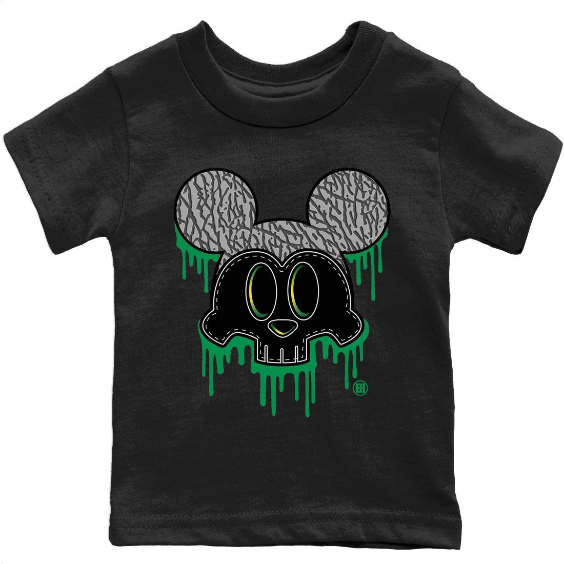 Jordan 3 Pine Green Sneaker Matching T-Shirt Skull Mouse Sneaker Tees Jordan 3 Pine Green Sneaker Release Tees Kids Shirts
