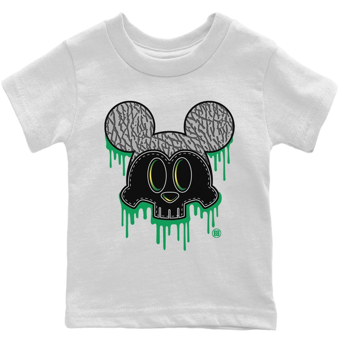 Jordan 3 Pine Green Sneaker Matching T-Shirt Skull Mouse Sneaker Tees Jordan 3 Pine Green Sneaker Release Tees Kids Shirts