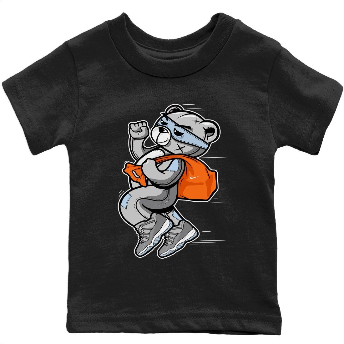 Jordan 11 Cool Grey Sneaker Matching T-Shirt Thief Bear Sneaker Tees Jordan 11 Cool Grey Sneaker Release Tees Kids Shirts