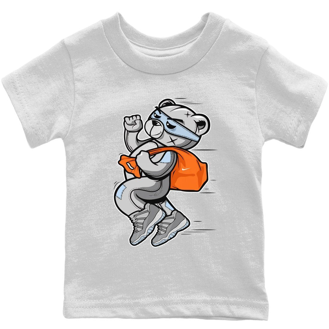 Jordan 11 Cool Grey Sneaker Matching T-Shirt Thief Bear Sneaker Tees Jordan 11 Cool Grey Sneaker Release Tees Kids Shirts