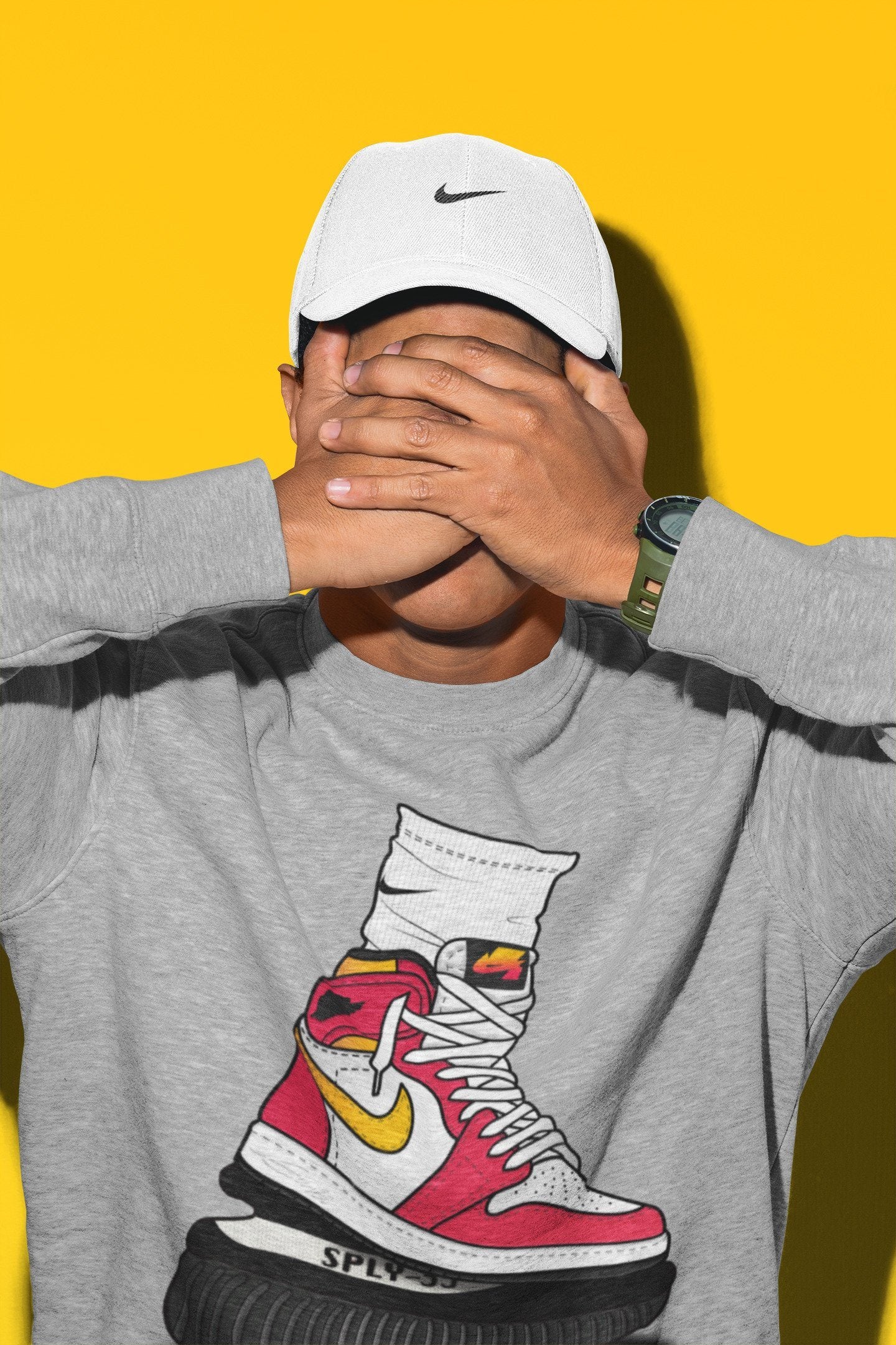 Jordan 1 Light Fusion Red Sneaker Matching T-Shirt Jordan Gang Sneaker Tees Jordan 1 Light Fusion Red Sneaker Release Tees Crew Neck Tees