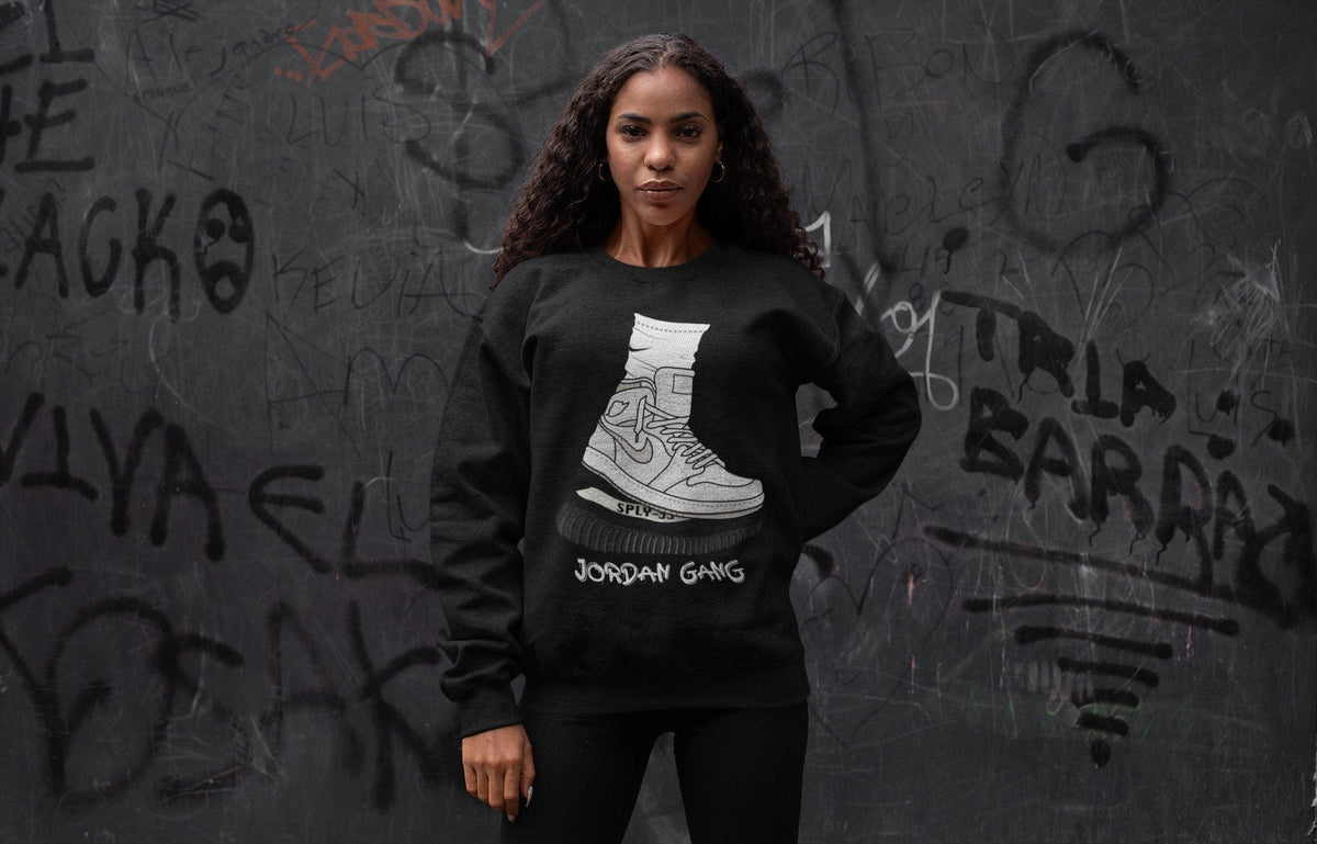 Jordan 1 Neutral Grey Shirt To Match Jordans Jordan Gang Sneaker Tees Jordan 1 Neutral Grey Drip Gear Zone Sneaker Matching Clothing Unisex Shirts