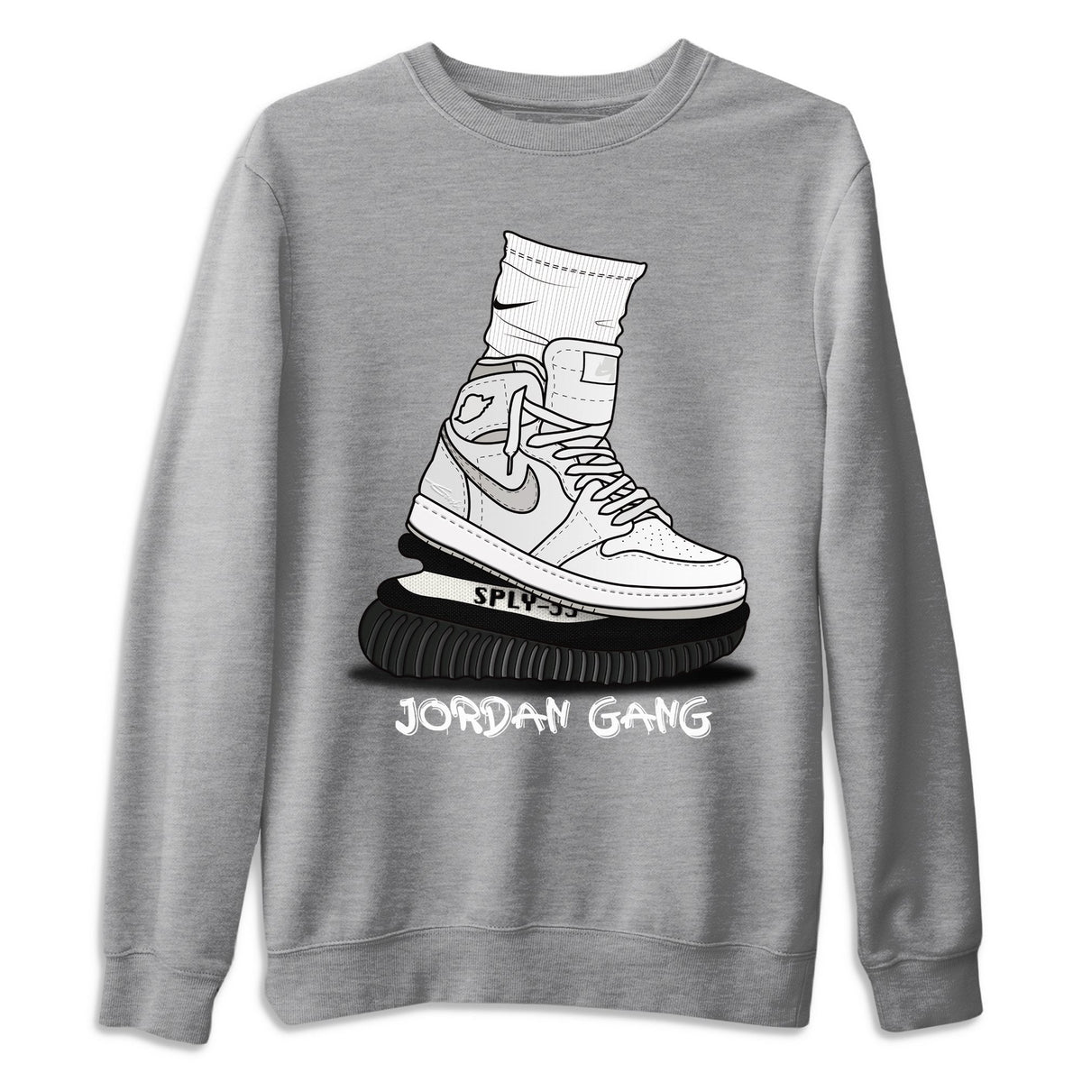Jordan 1 Neutral Grey Shirt To Match Jordans Jordan Gang Sneaker Tees Jordan 1 Neutral Grey Drip Gear Zone Sneaker Matching Clothing Unisex Shirts
