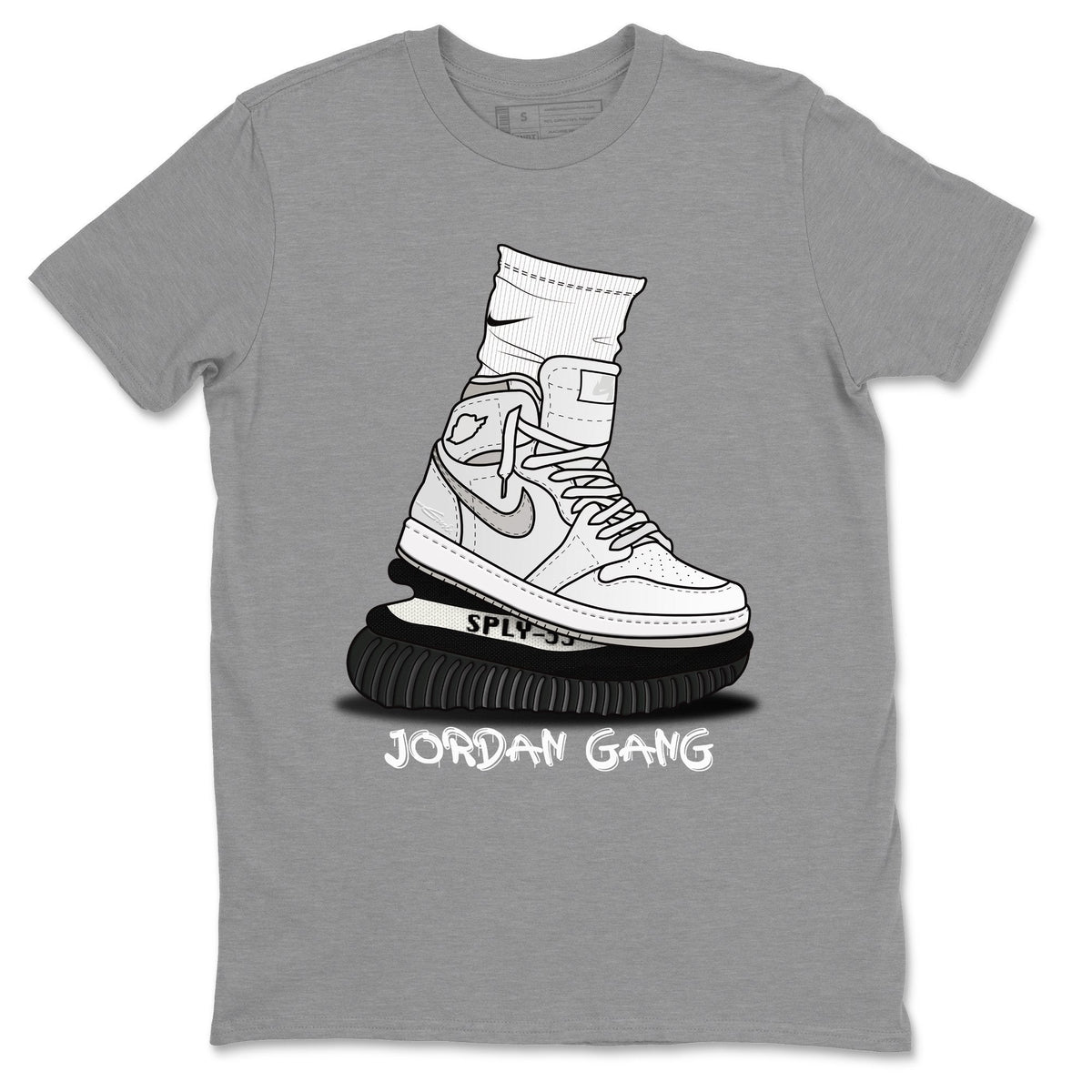 Jordan 1 Neutral Grey Shirt To Match Jordans Jordan Gang Sneaker Tees Jordan 1 Neutral Grey Drip Gear Zone Sneaker Matching Clothing Unisex Shirts