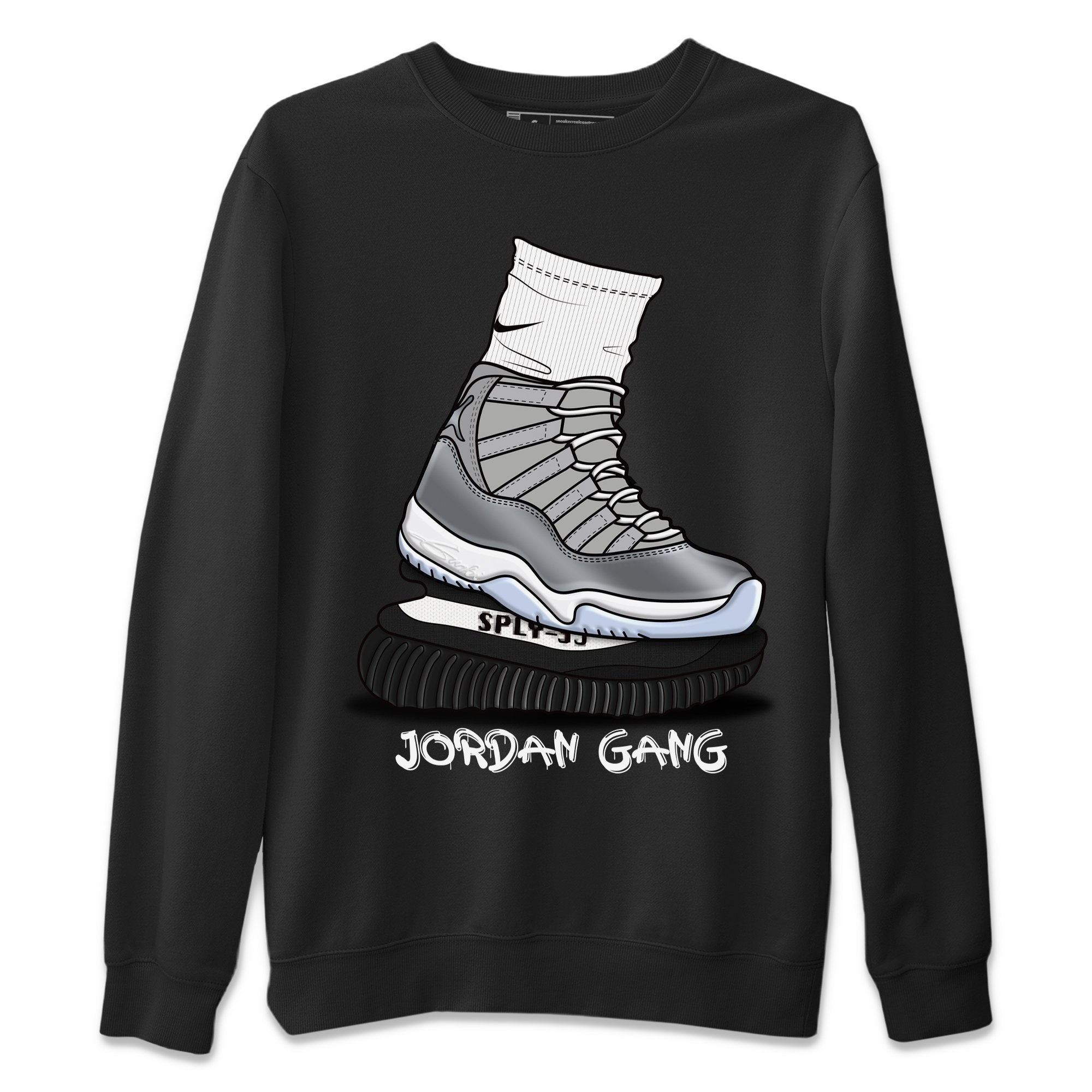 Jordan 11 Cool Grey Shirt To Match Jordans Jordan Gang Sneaker Tees Jordan 11 Cool Grey Drip Gear Zone Sneaker Matching Clothing Unisex Shirts
