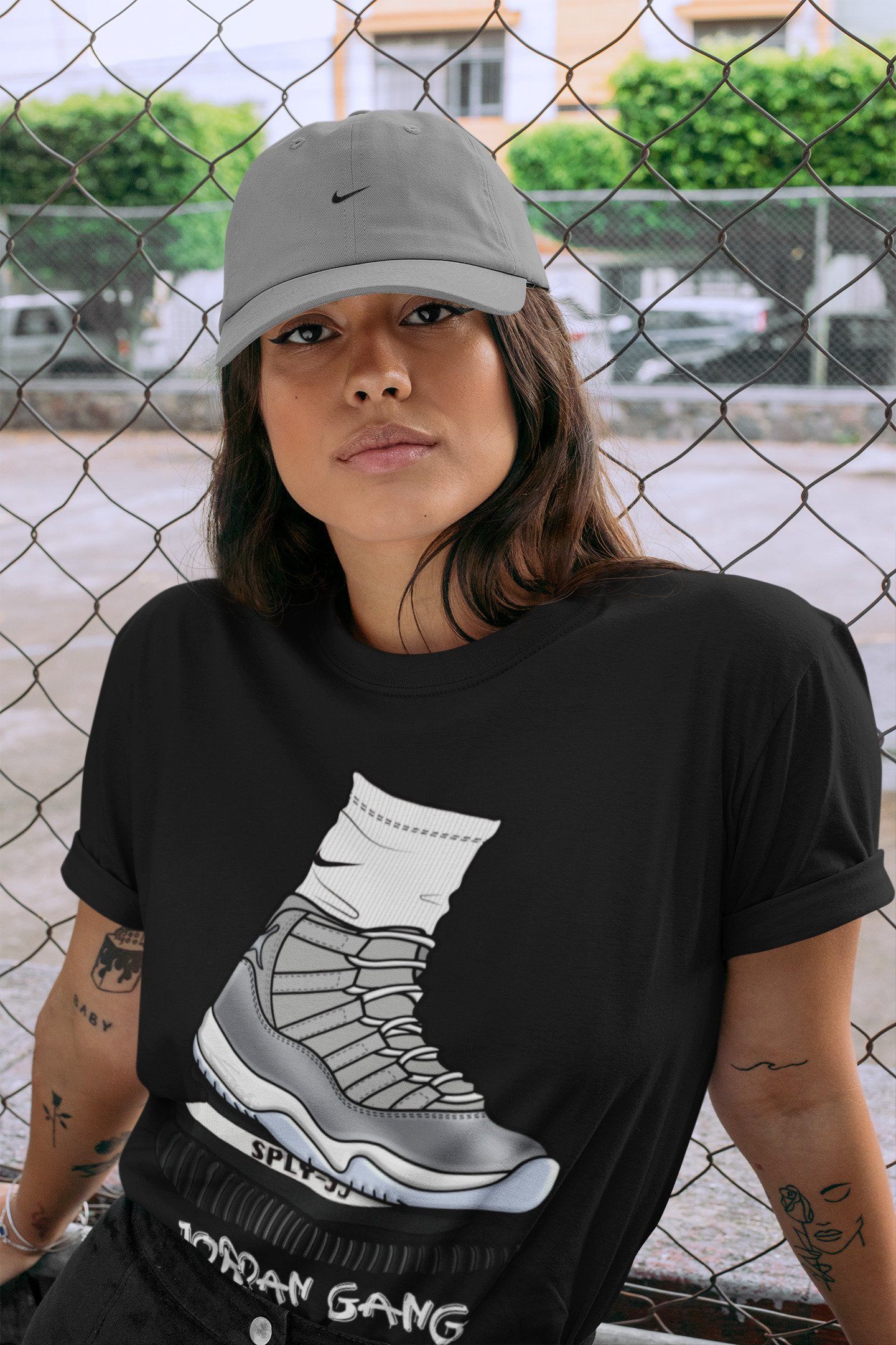 Jordan 11 Cool Grey Shirt To Match Jordans Jordan Gang Sneaker Tees Jordan 11 Cool Grey Drip Gear Zone Sneaker Matching Clothing Unisex Shirts